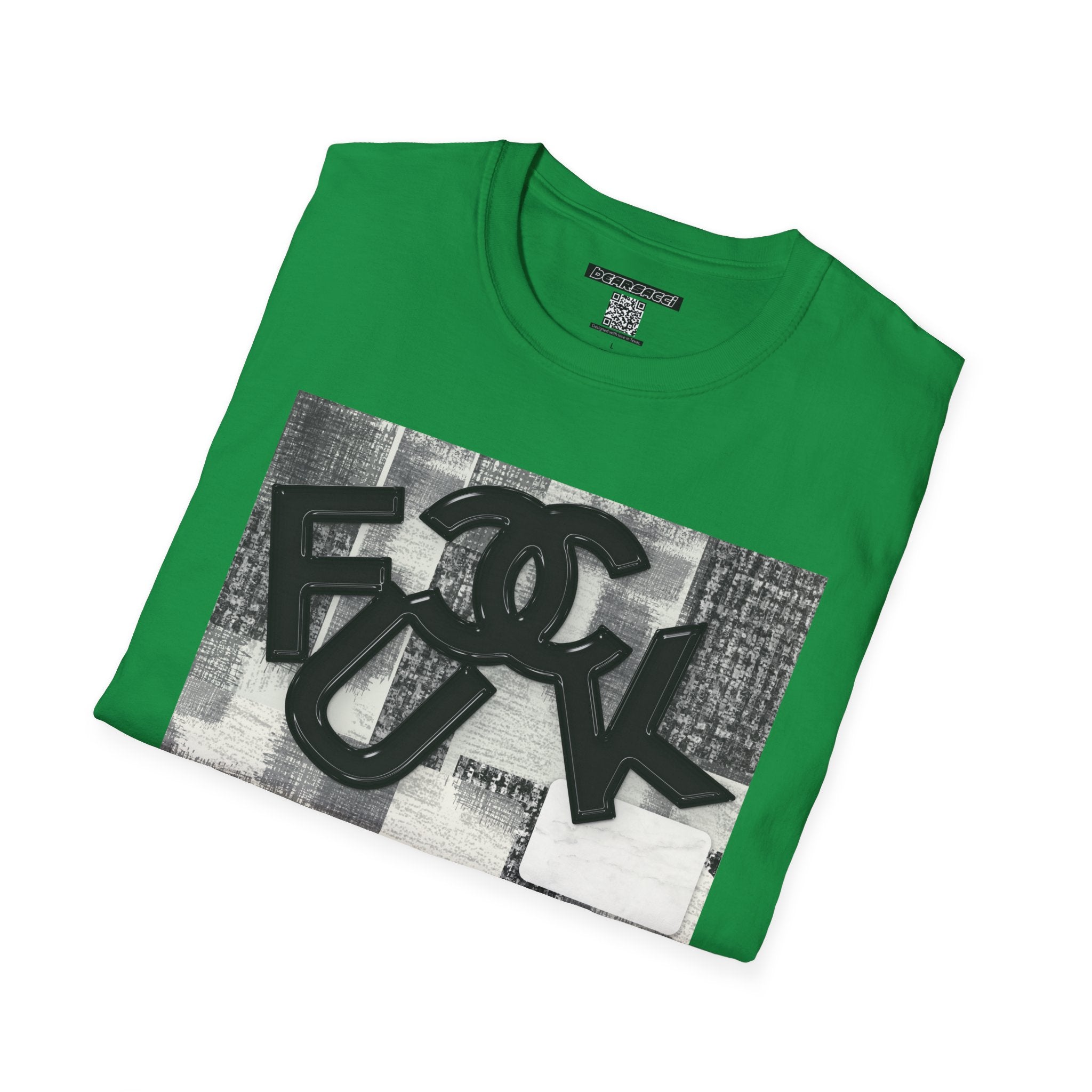 Fake Designer™: Tweed Patchwork Fuck│ Softsyle T-shirt