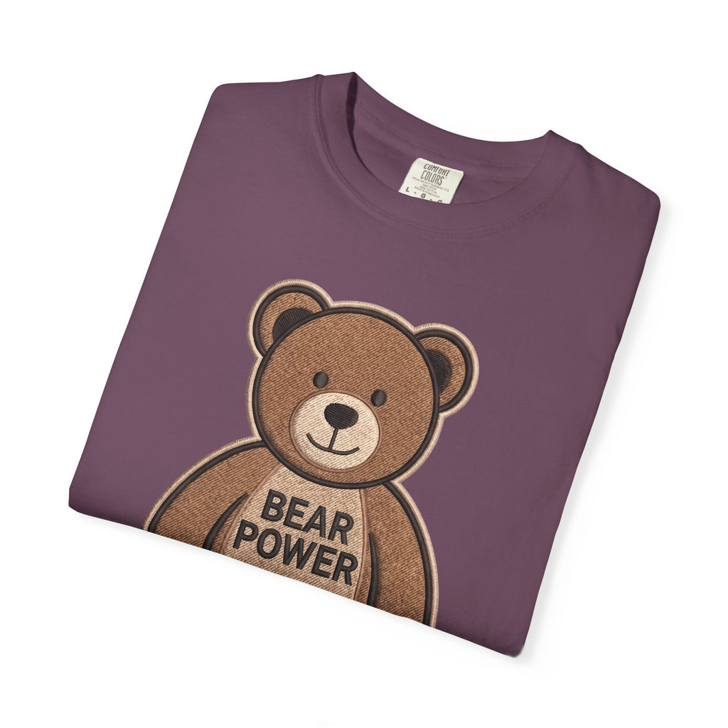 Bearmart®: Bear Power Teddybear │Comfort Colors® T-shirt