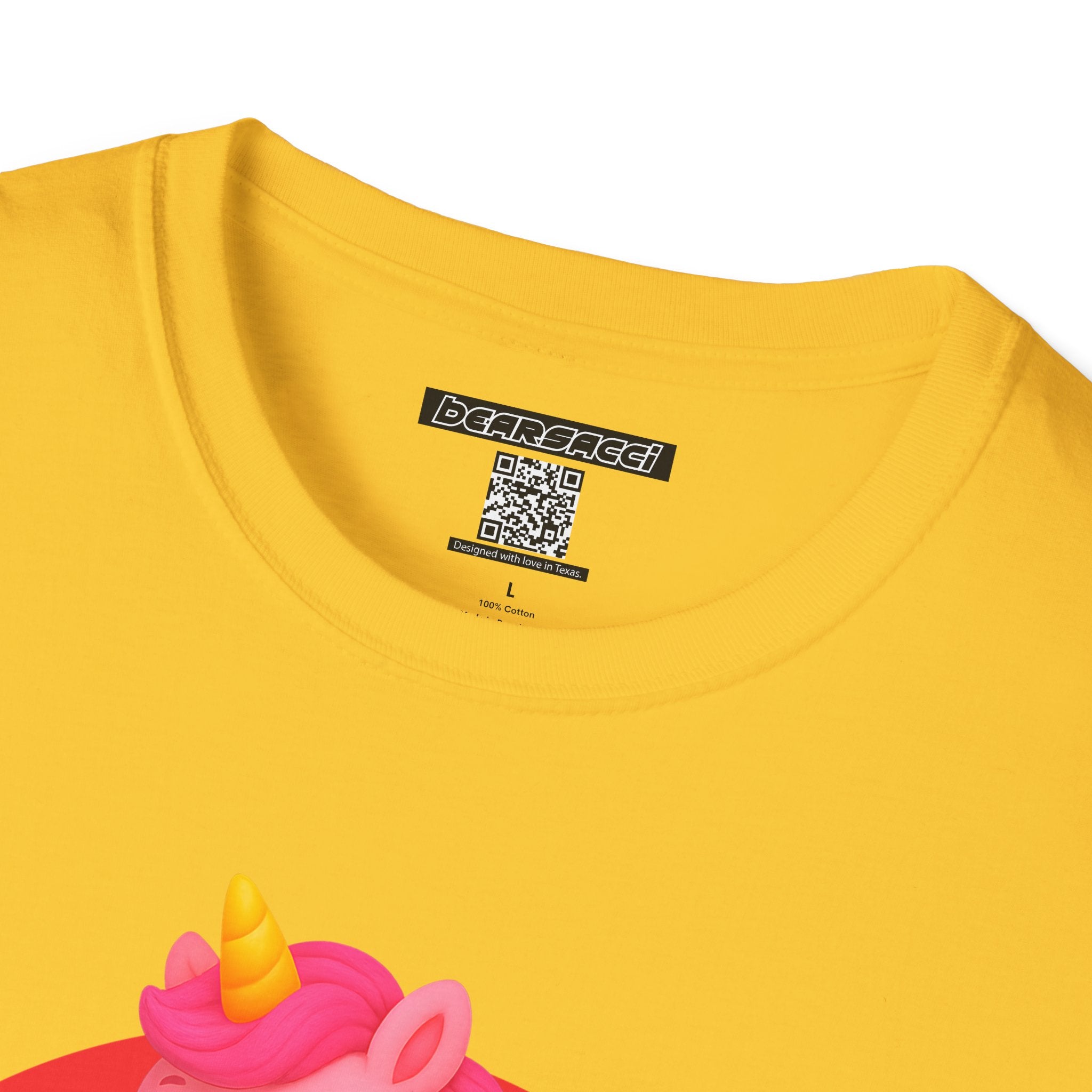 HyperPop™: Totally Straight Pink Unicorn │ Softsyle T-shirt
