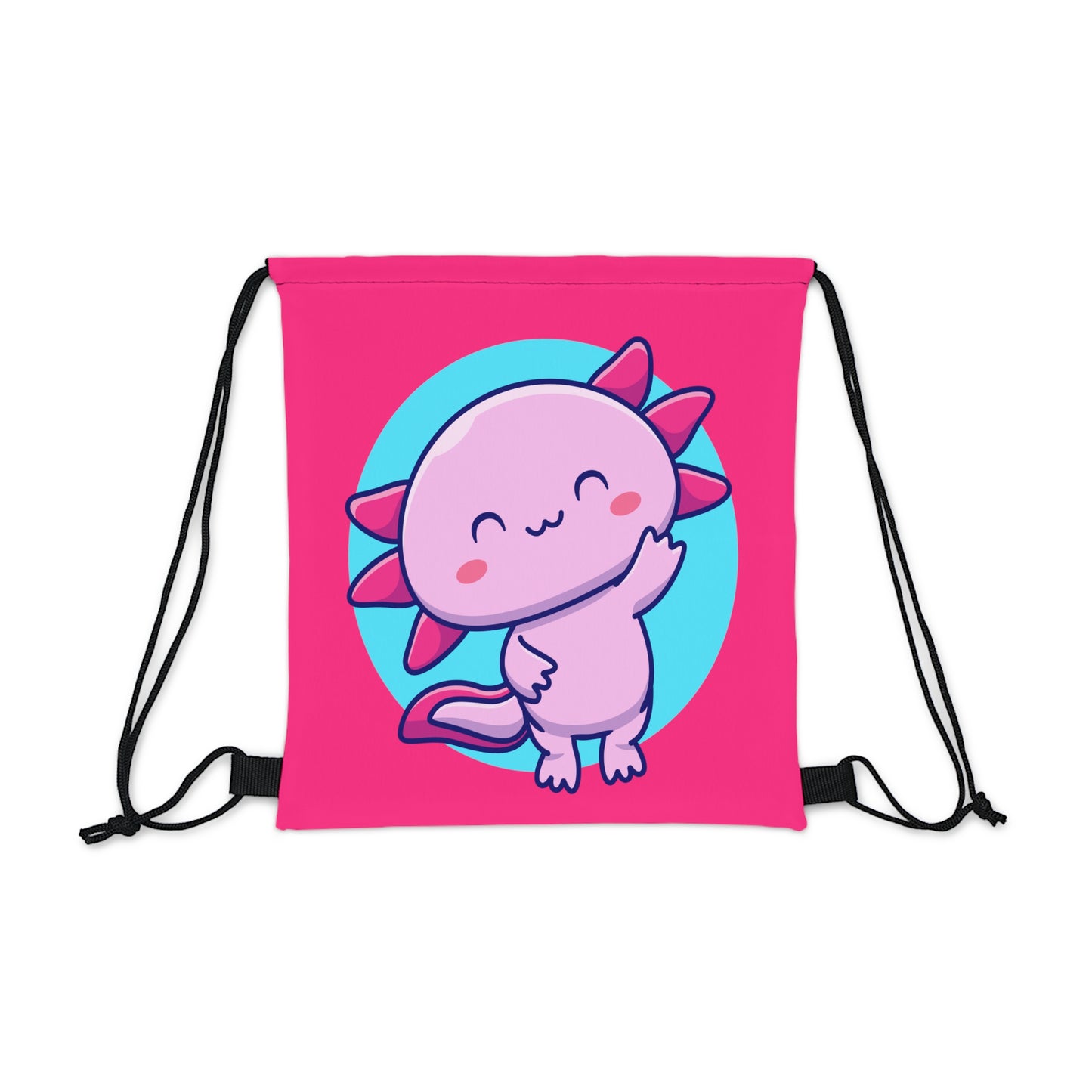 My Axolotl Friend│Outdoor Drawstring Bag