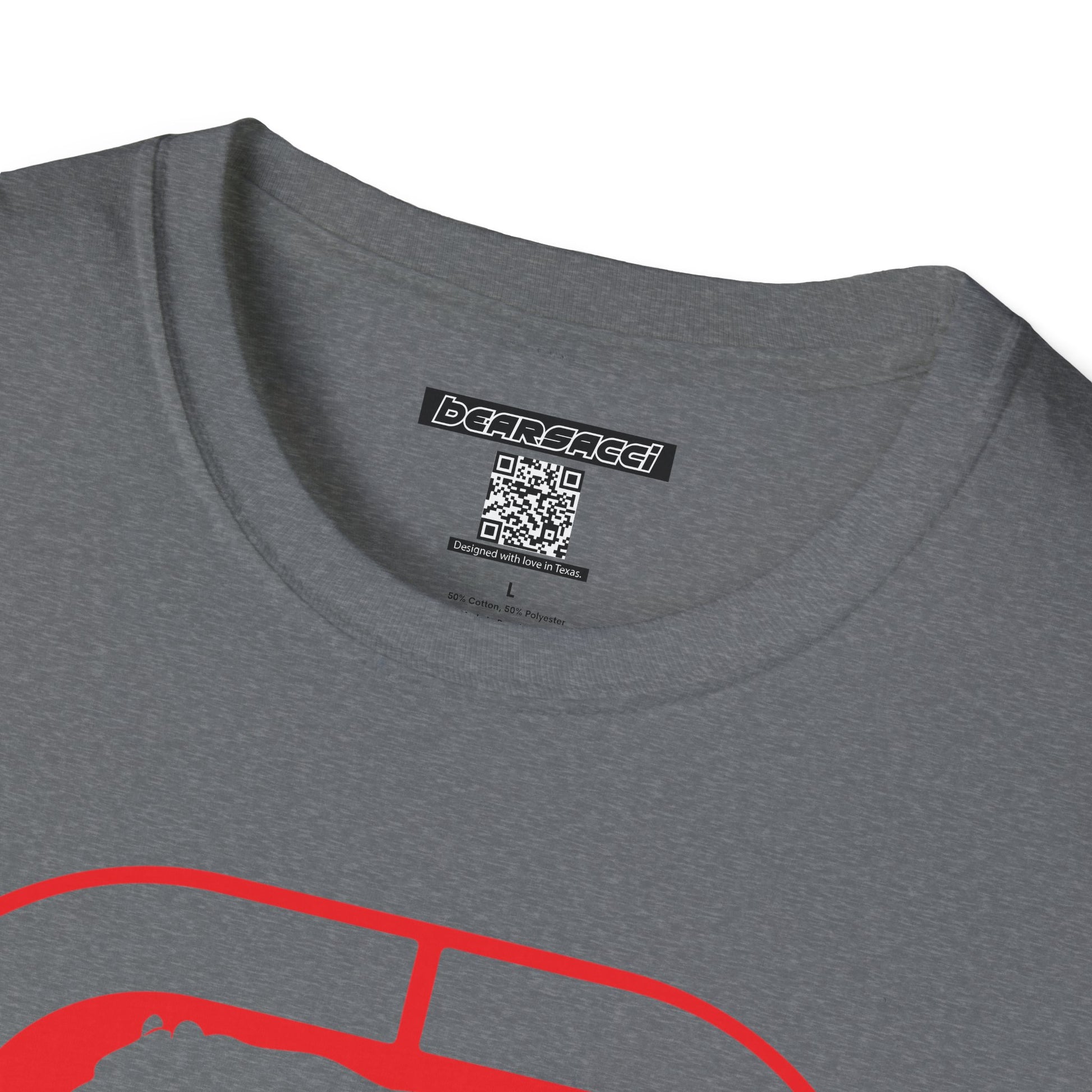 Bearmart® X FakeDesigner®: Bearsacci® Street Logo Tee │Softsyle T-shirt