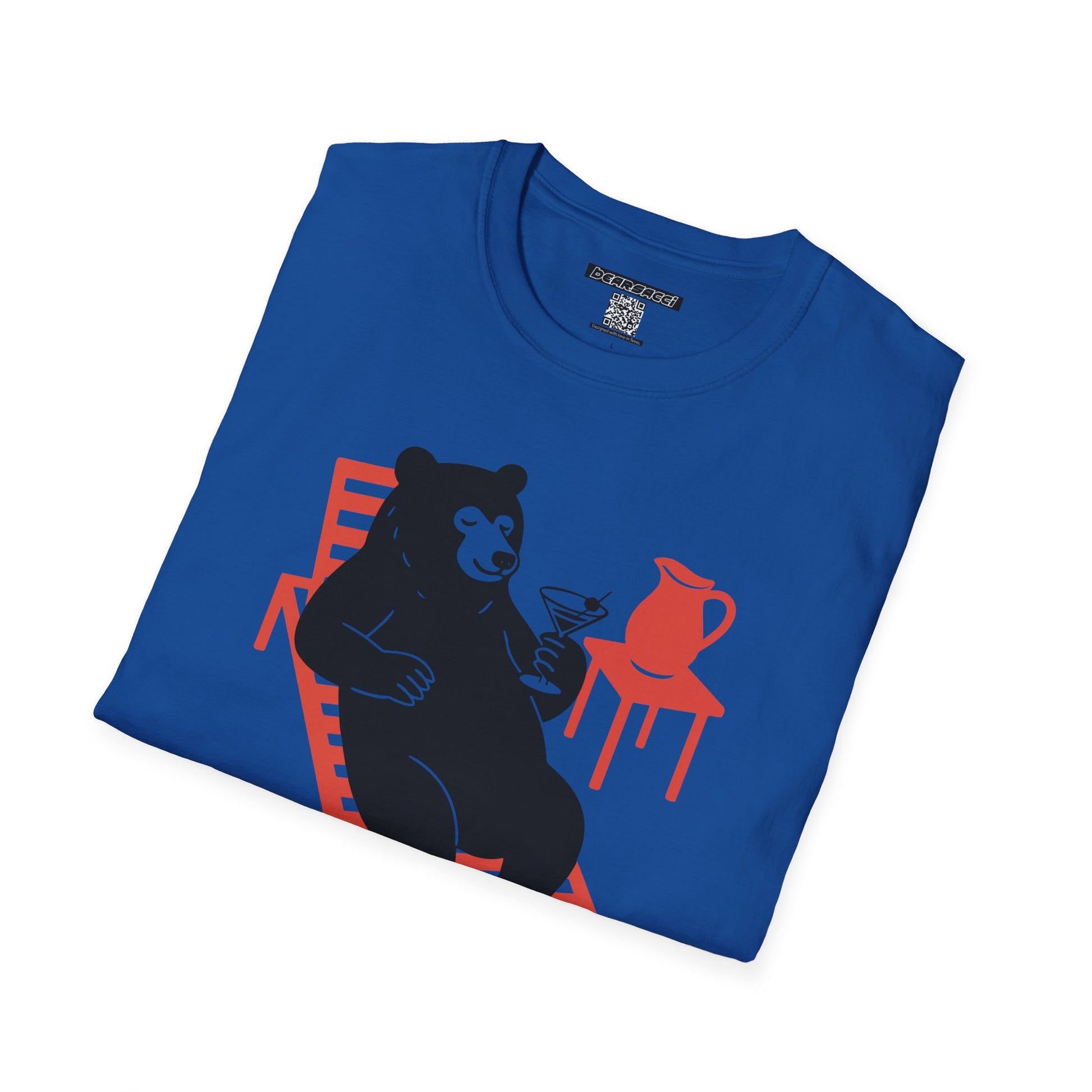 Bearsacci® X Wanderlust®: Sunday Funday Lazy Bear│ Softsyle T-shirt