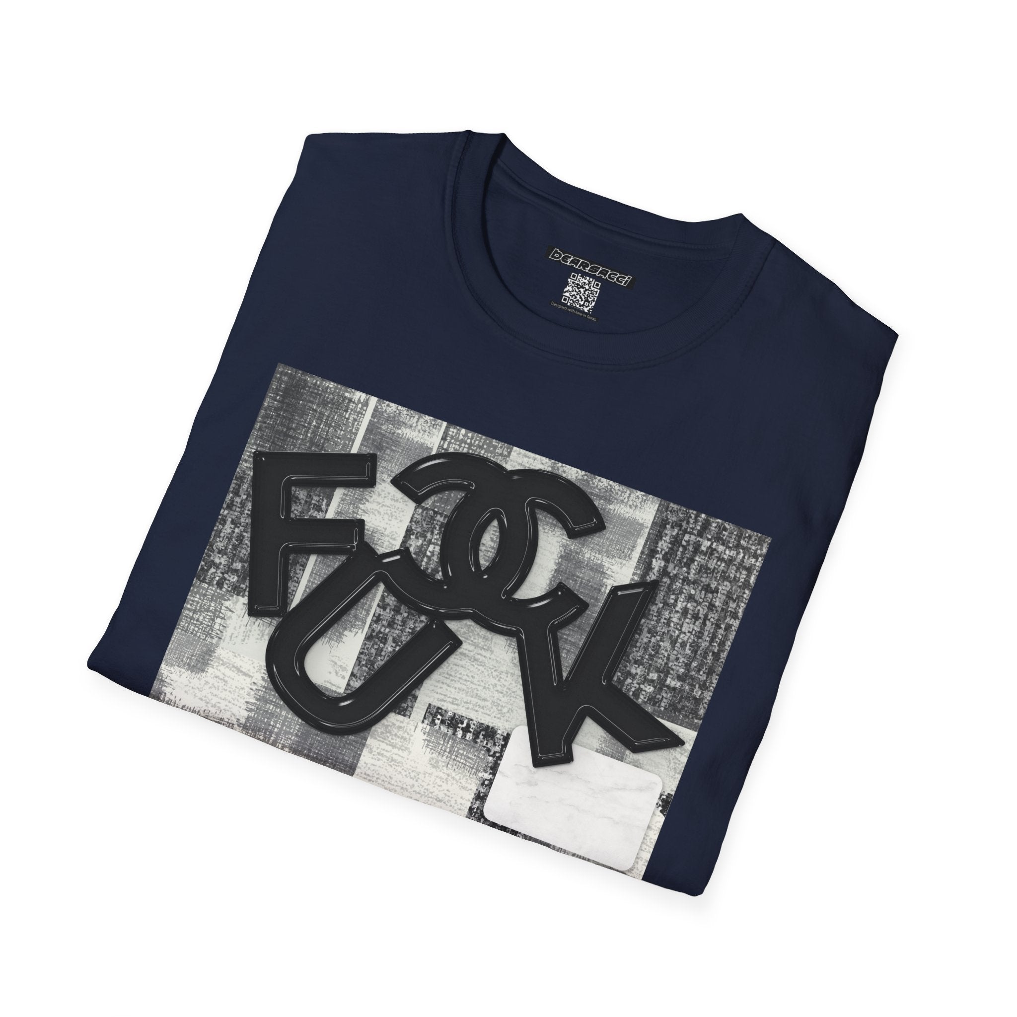 Fake Designer™: Tweed Patchwork Fuck│ Softsyle T-shirt