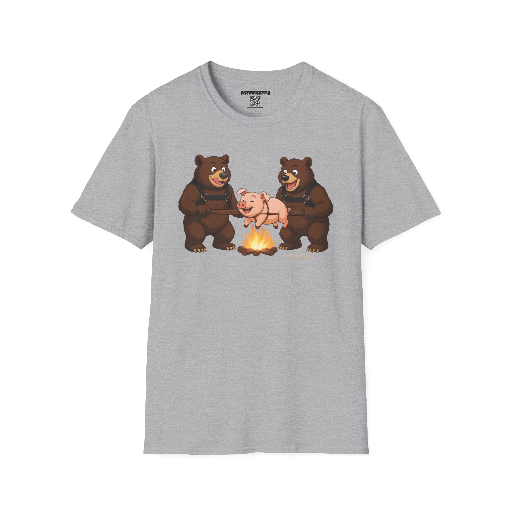 Bearmart®: Spit Roast Pig │Softsyle T-shirt