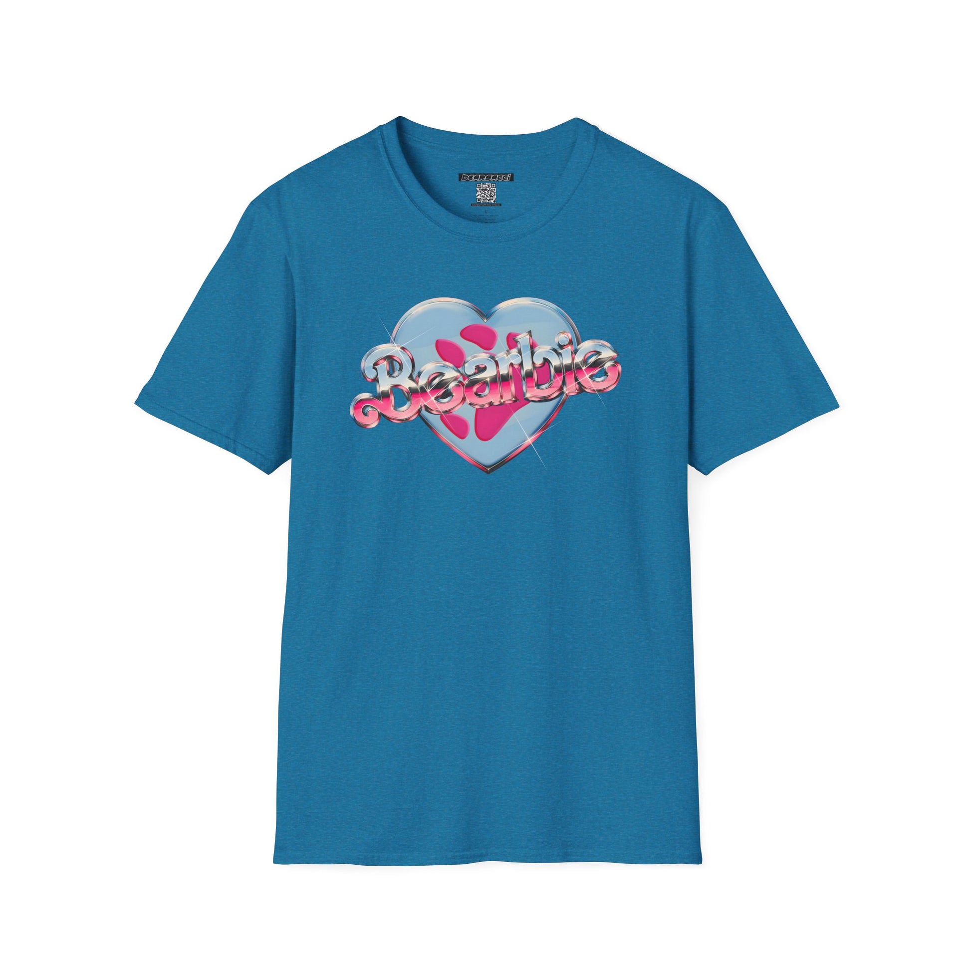 Bearbie®: Heart Bear Claw Logo │Softsyle T-shirt