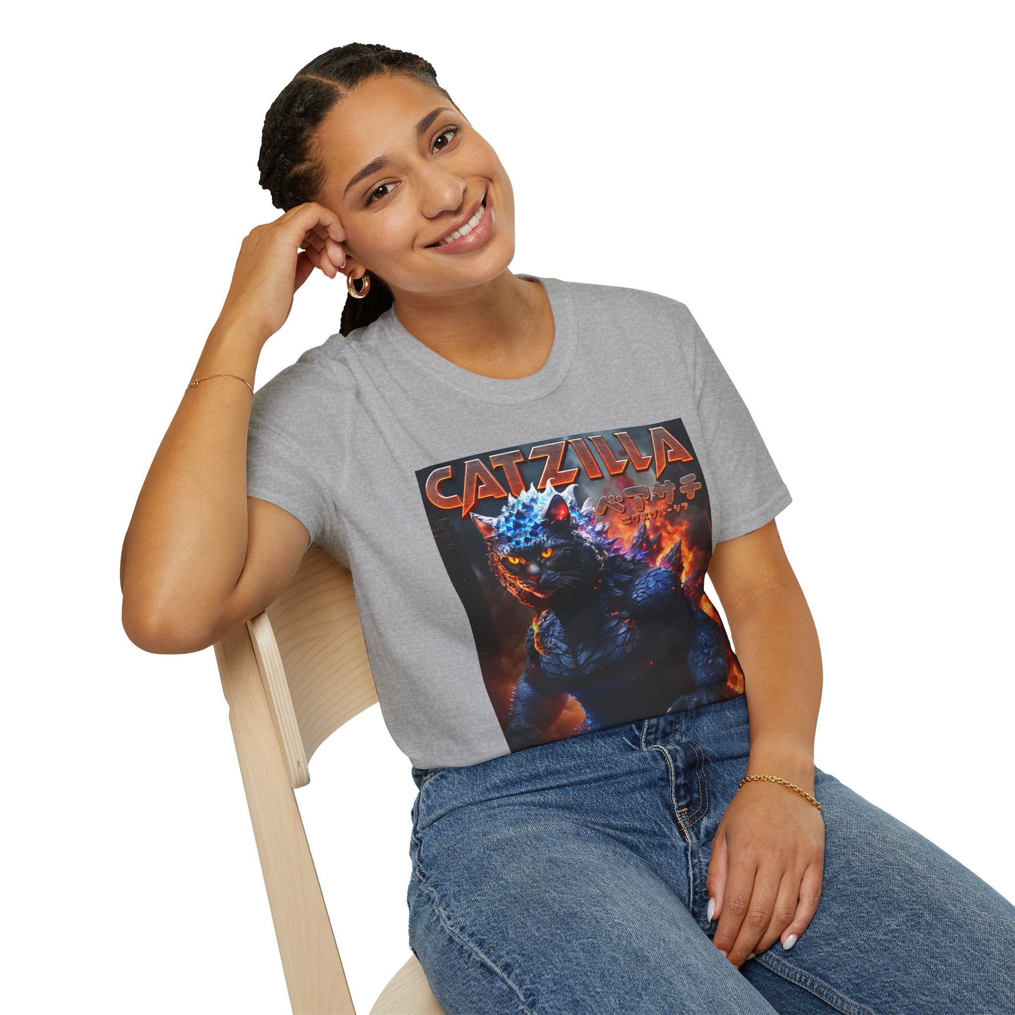 Fake Designer™: Catzilla │ Softsyle T-shirt