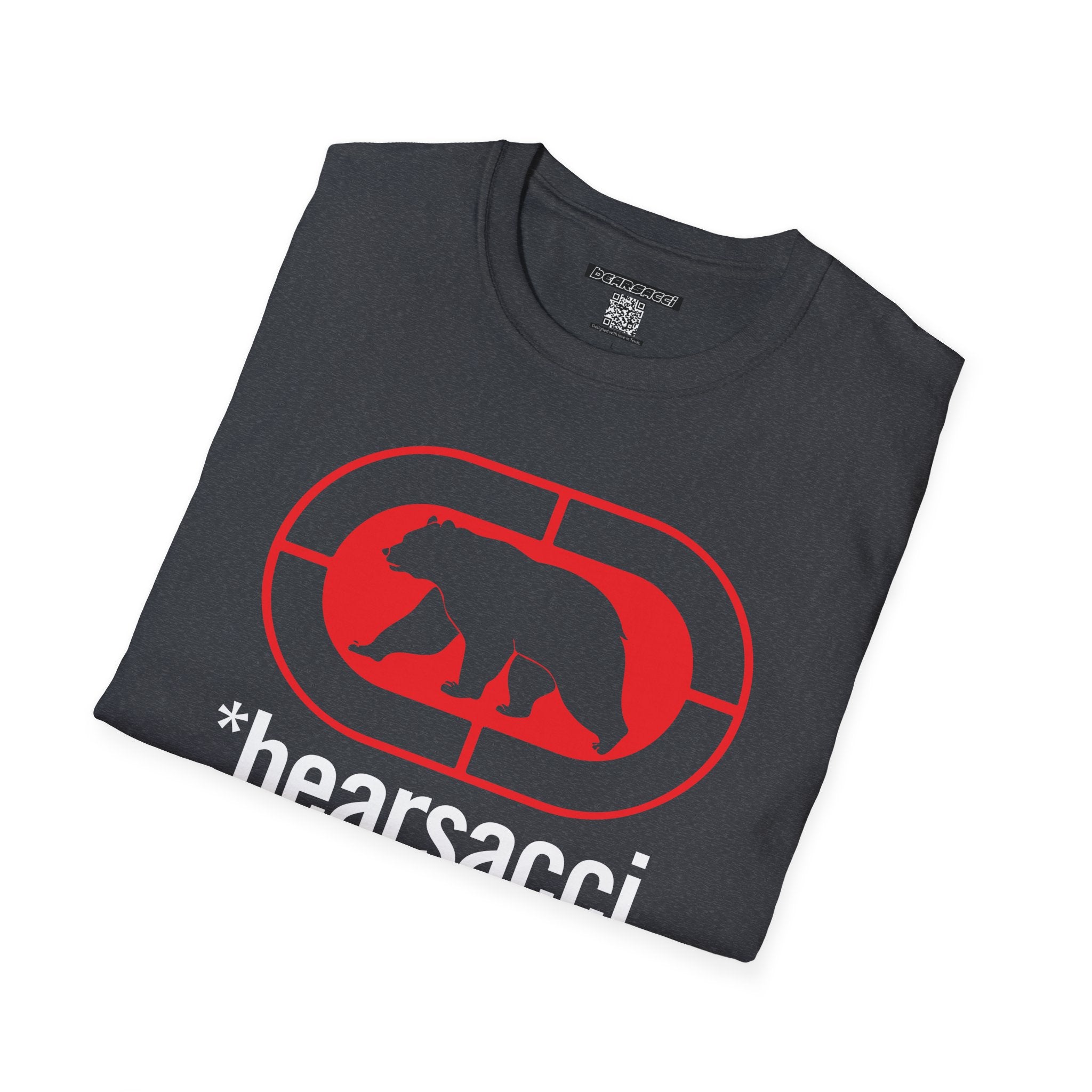 Bearmart® X FakeDesigner®: Bearsacci® Street Logo Tee │Softsyle T-shirt