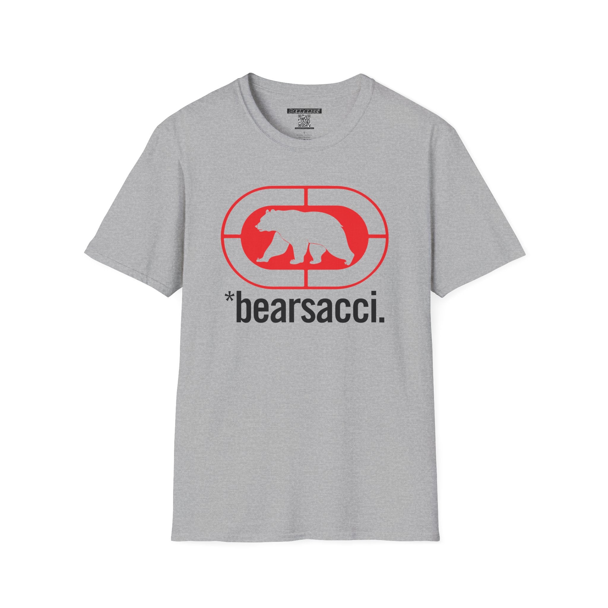 Bearmart® X FakeDesigner®: Bearsacci® Street Logo Tee │Softsyle T-shirt