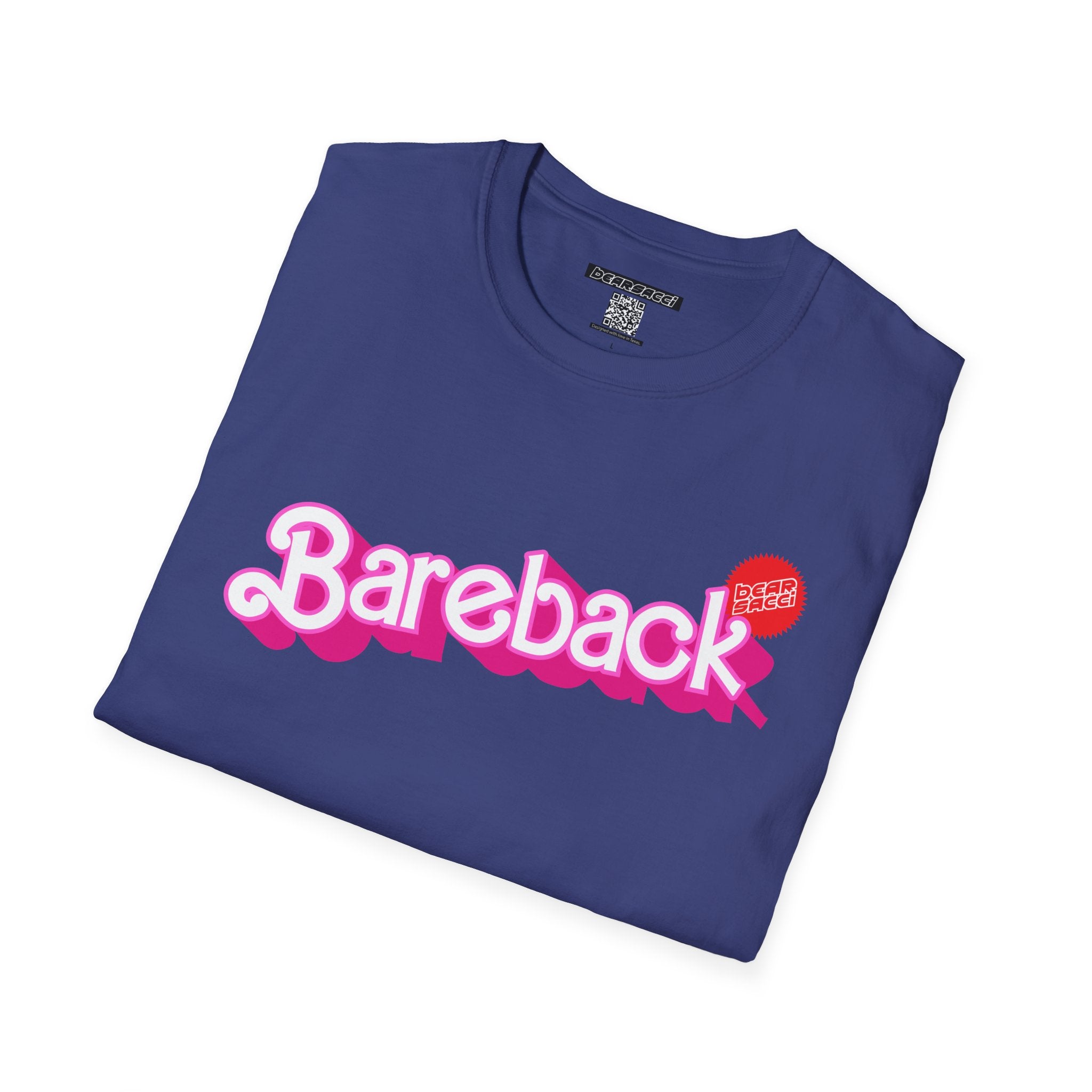 Bearbie® X Slutpride®: Bareback Logo │Softsyle T-shirt