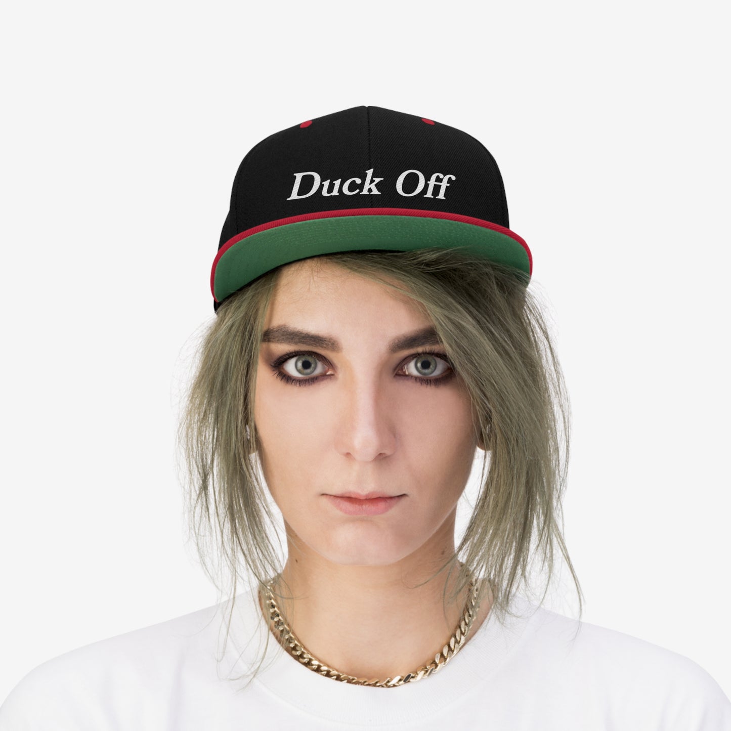 Duck Off │ Unisex Flat Bill Hat