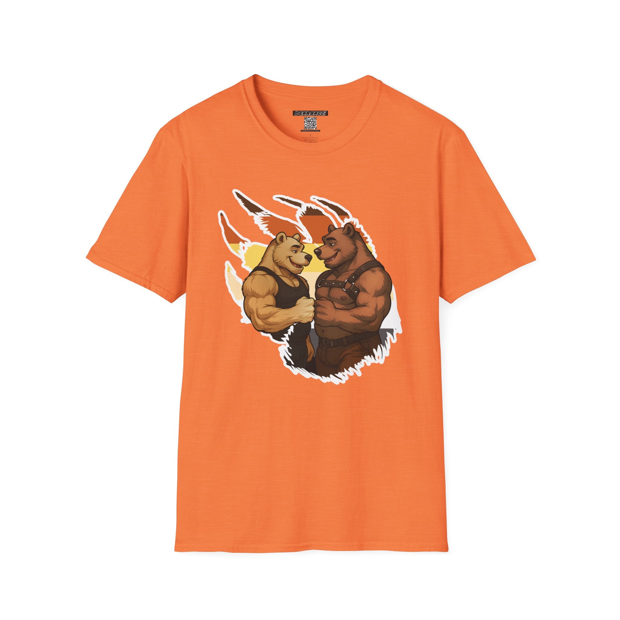 Bearsacci™: Fist Bumping Bears │ Softsyle T-shirt