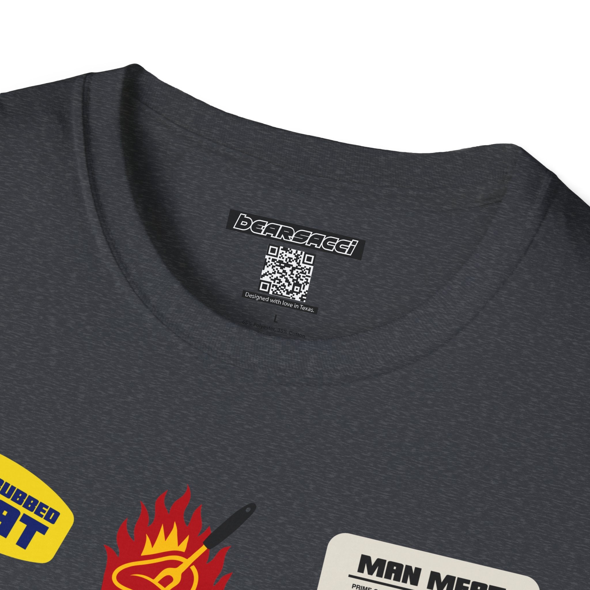 Bearmart®: Butcher Isle Meat Stickers (1990s Colorway) │Softsyle T-shirt