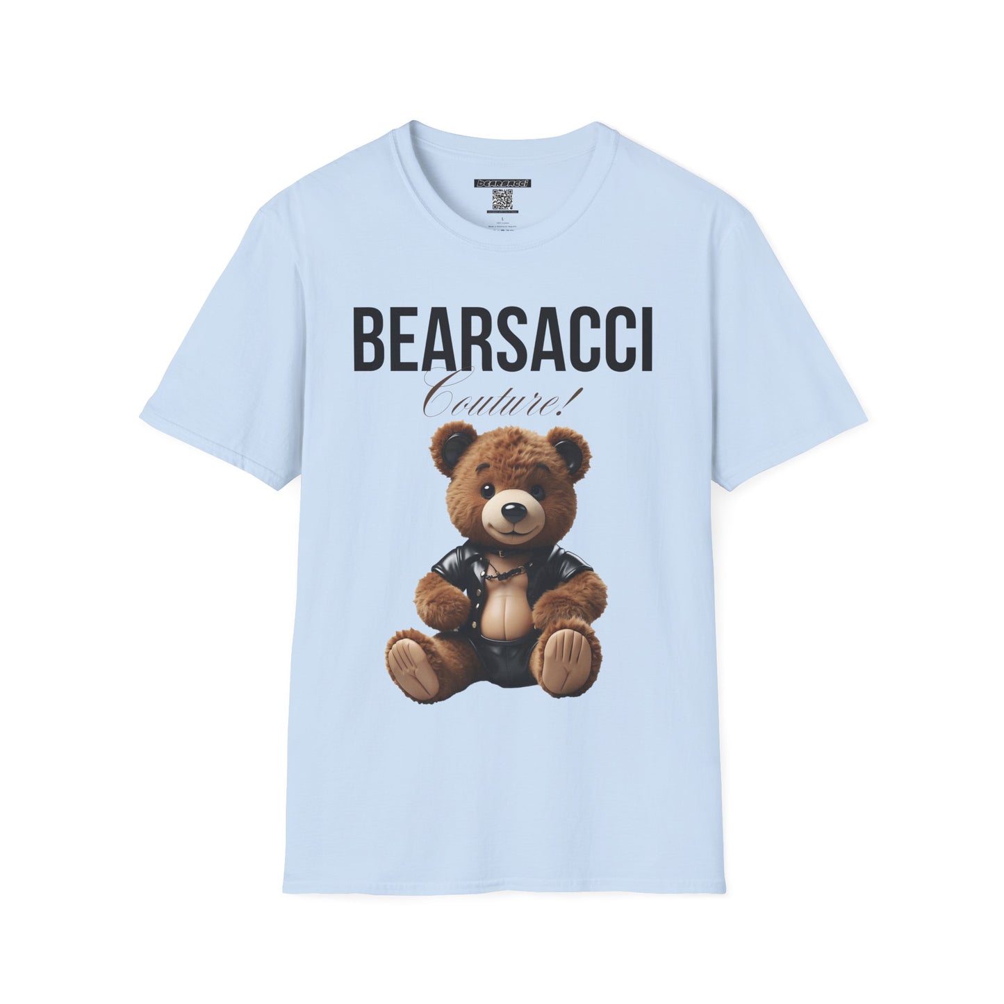 Fake Designer™: Leather Teddy Bear│ Softsyle T-shirt