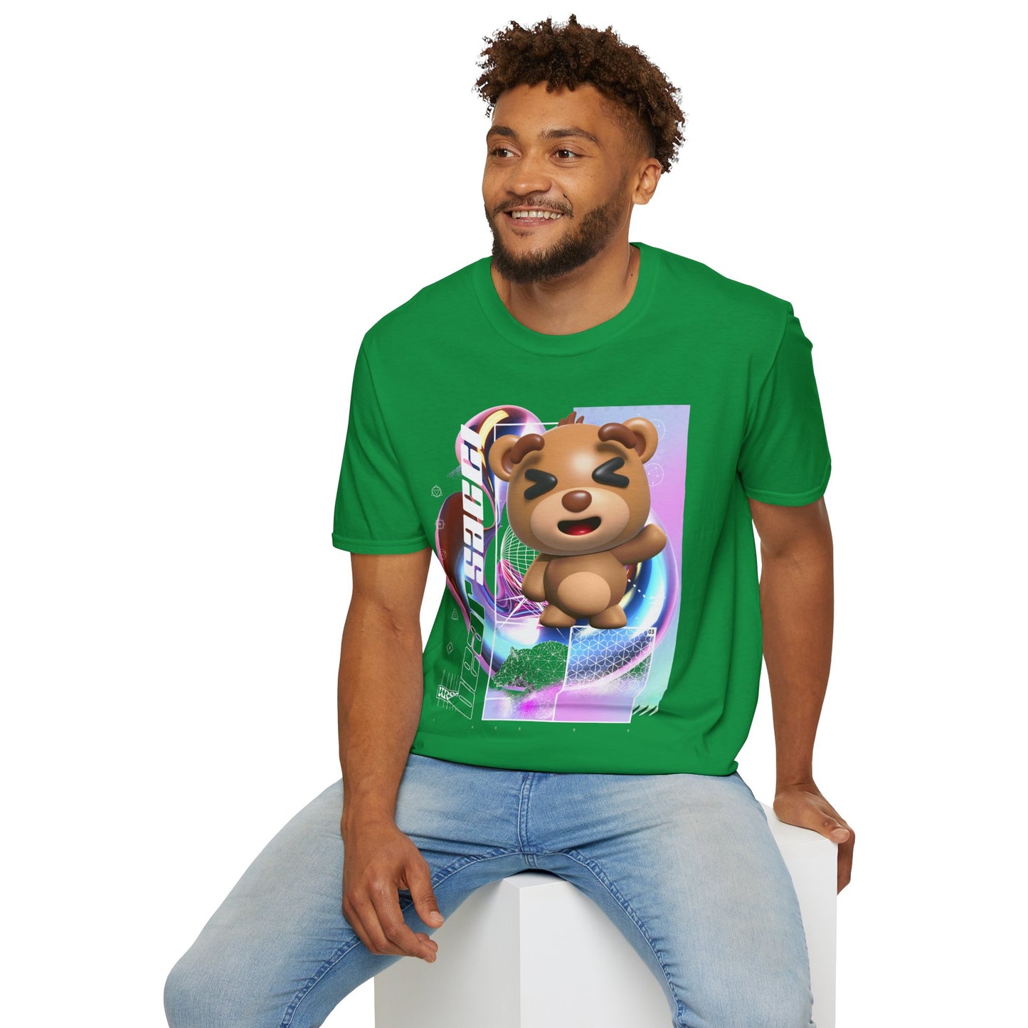 HyperPop™: Y2K Teddy Bear │ Softsyle T-shirt