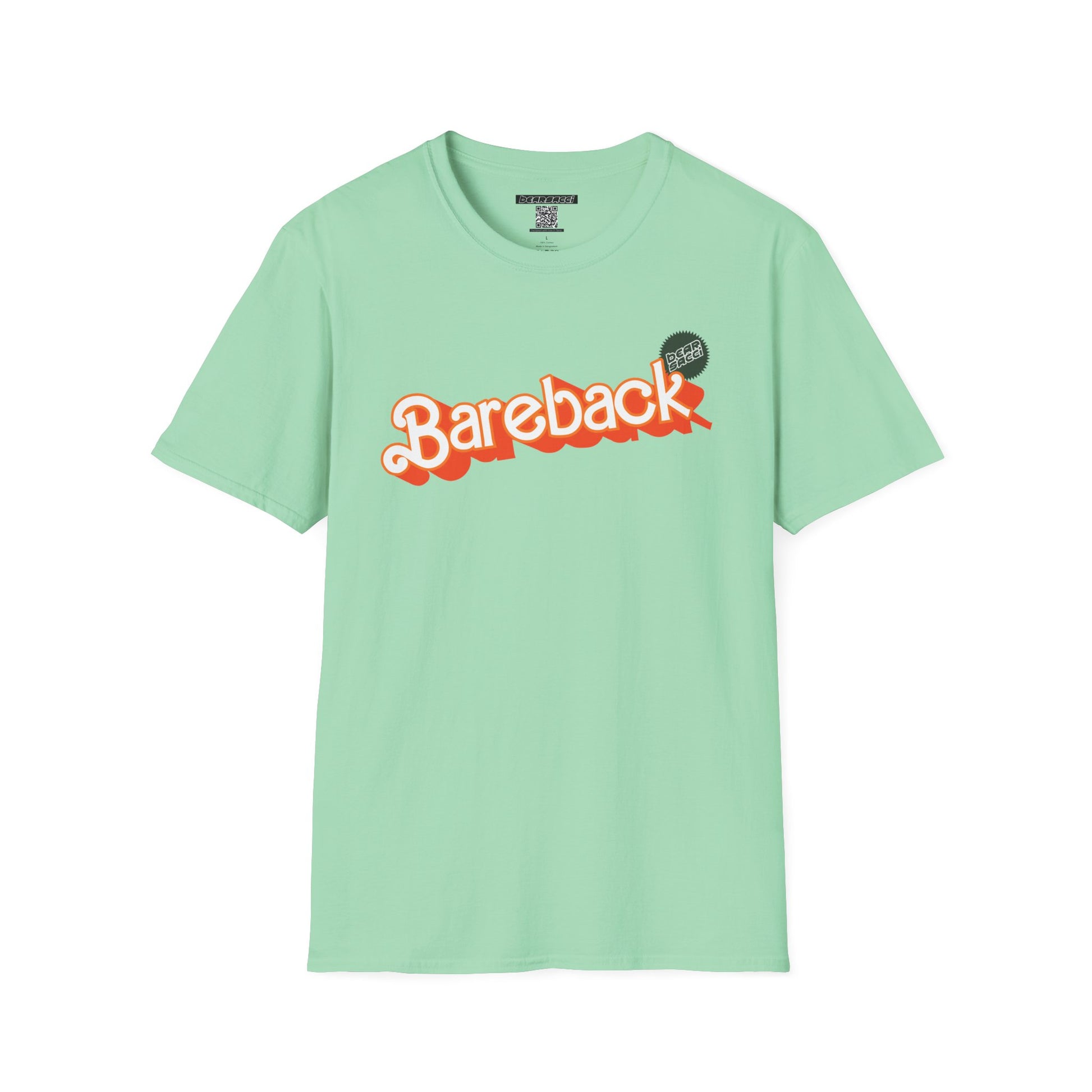 Bearbie® X Slutpride®: Bareback Logo (Hunter) │Softsyle T-shirt