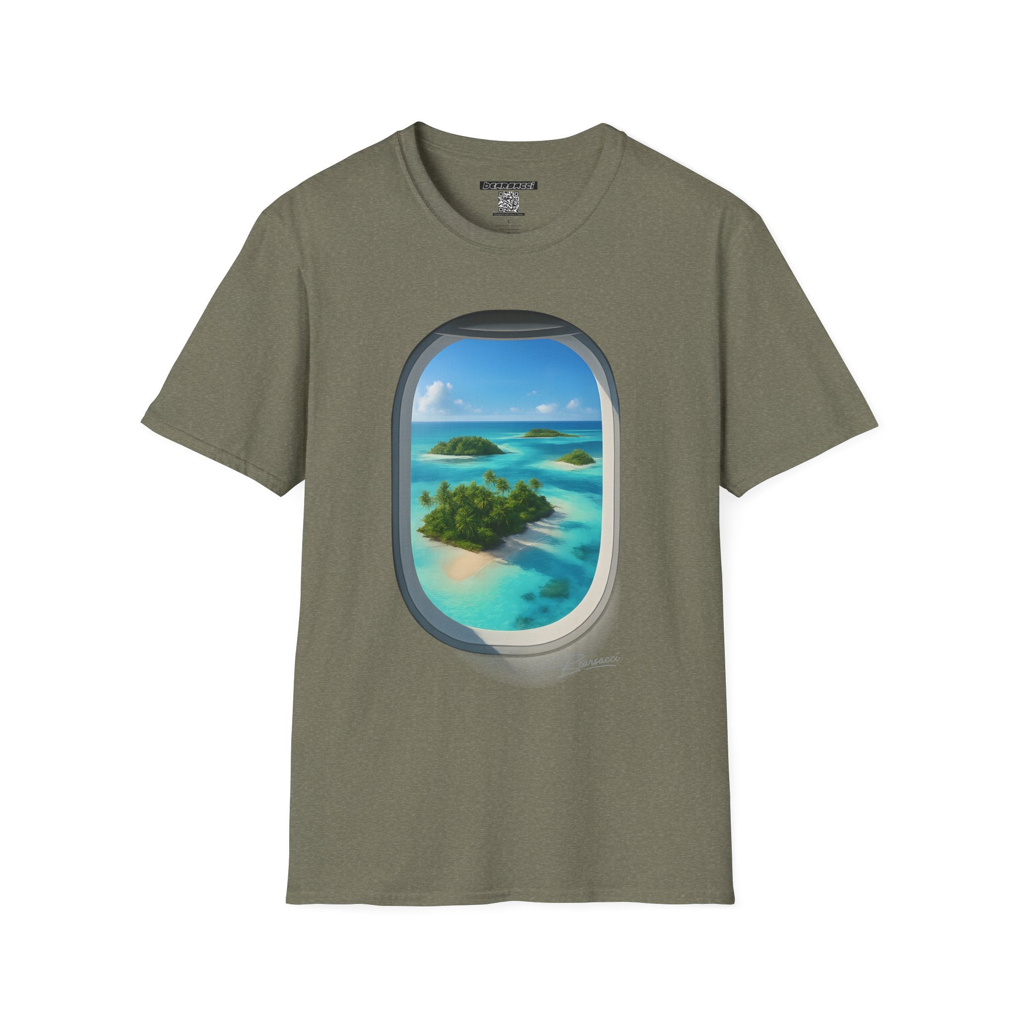 HyperPop™ X Wanderlust™ X FakeDesigner™: Window Seat Porthole Fantasy │ Softsyle T-shirt