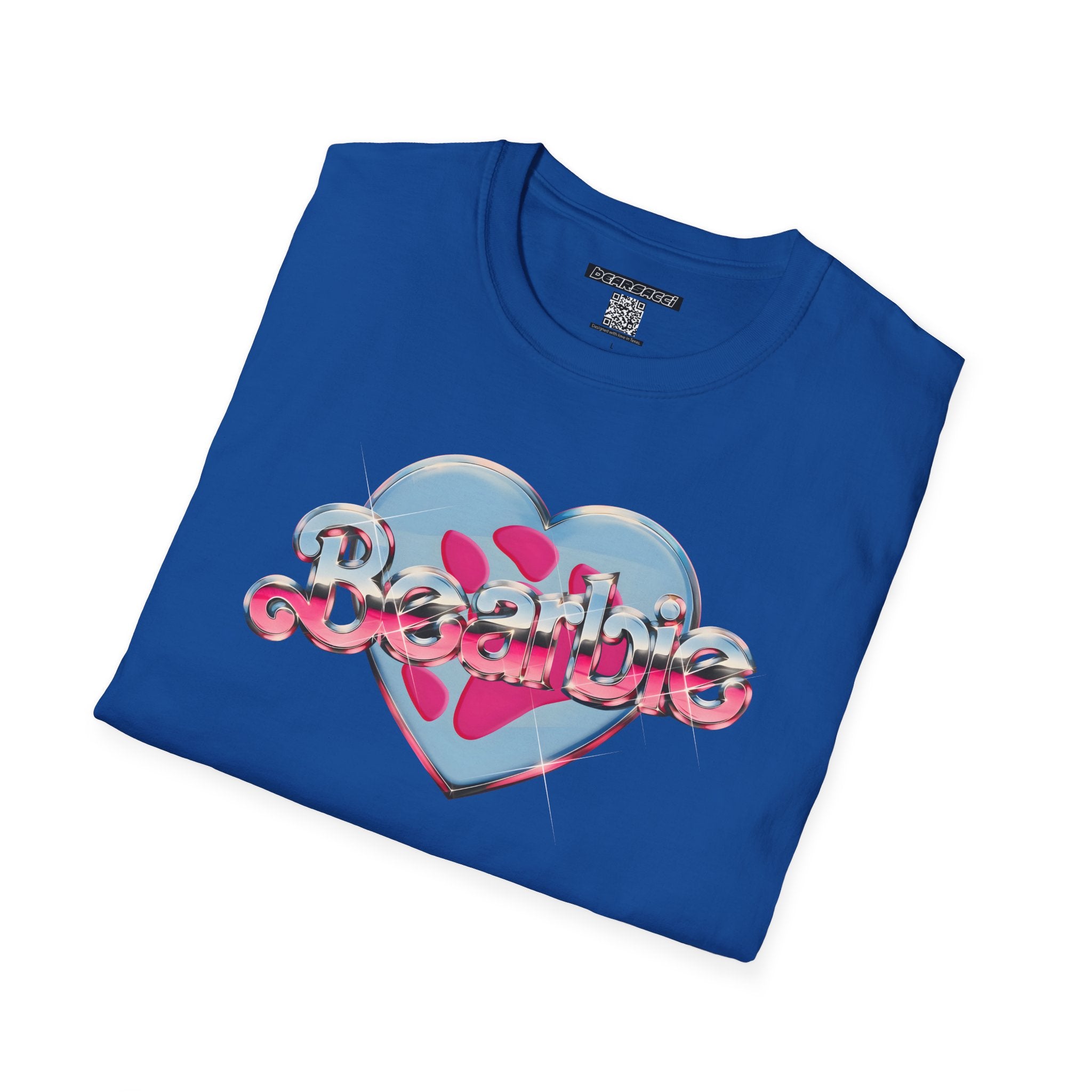 Bearbie®: Heart Bear Claw Logo │Softsyle T-shirt