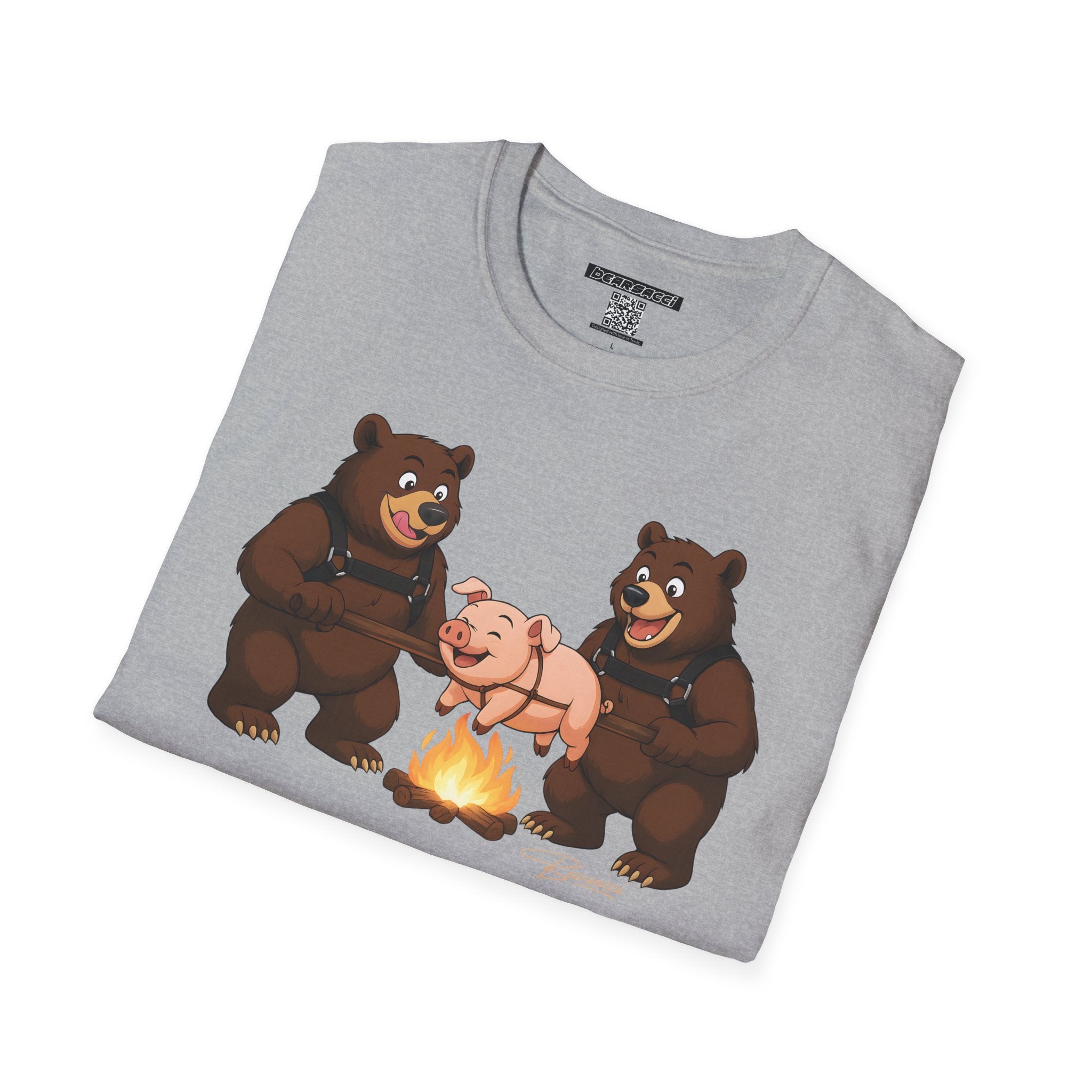 Bearmart®: Spit Roast Pig │Softsyle T-shirt