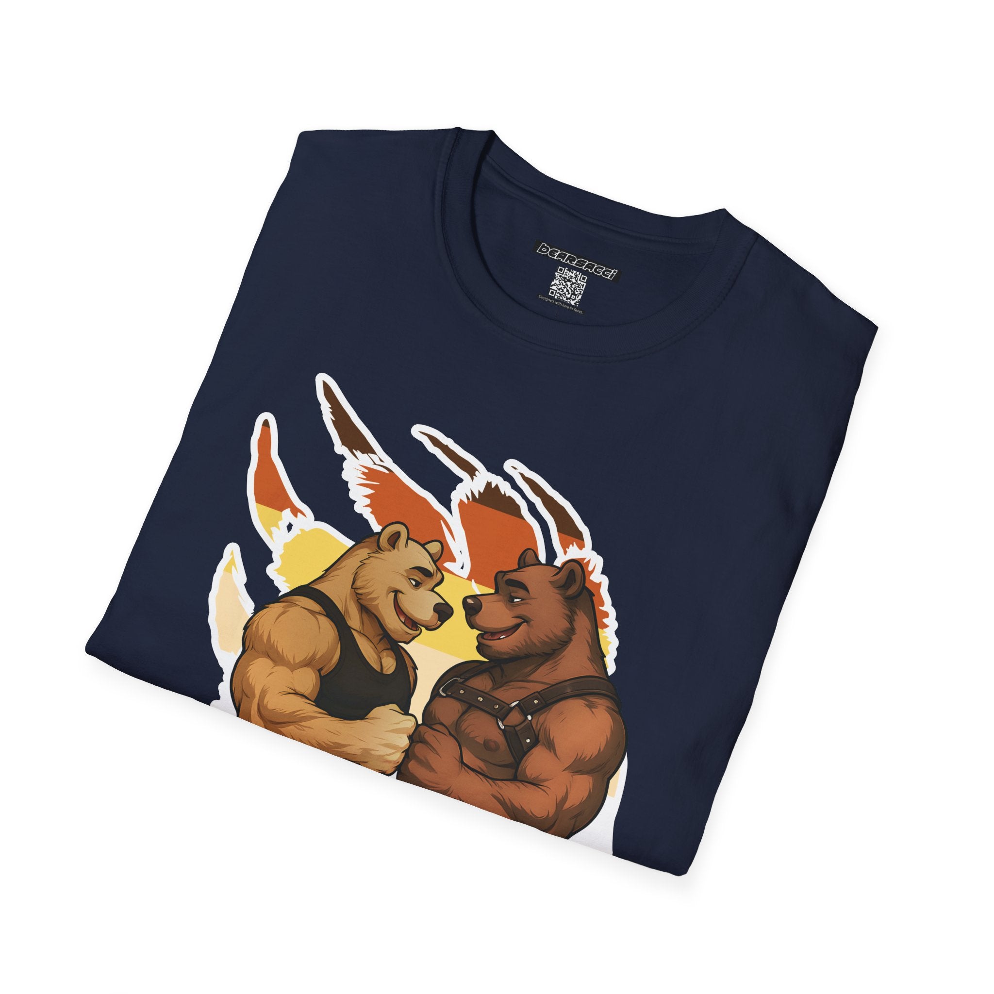 Bearsacci™: Fist Bumping Bears │ Softsyle T-shirt