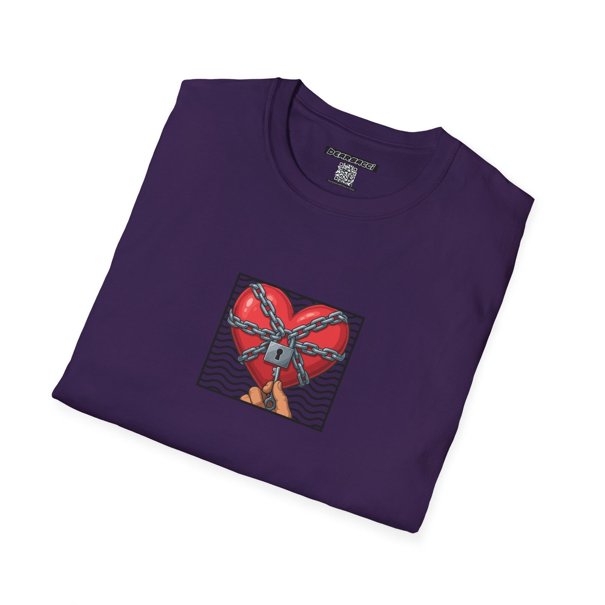 SlutPride® X Dominion®: Locked Heart │ Softsyle T-shirt
