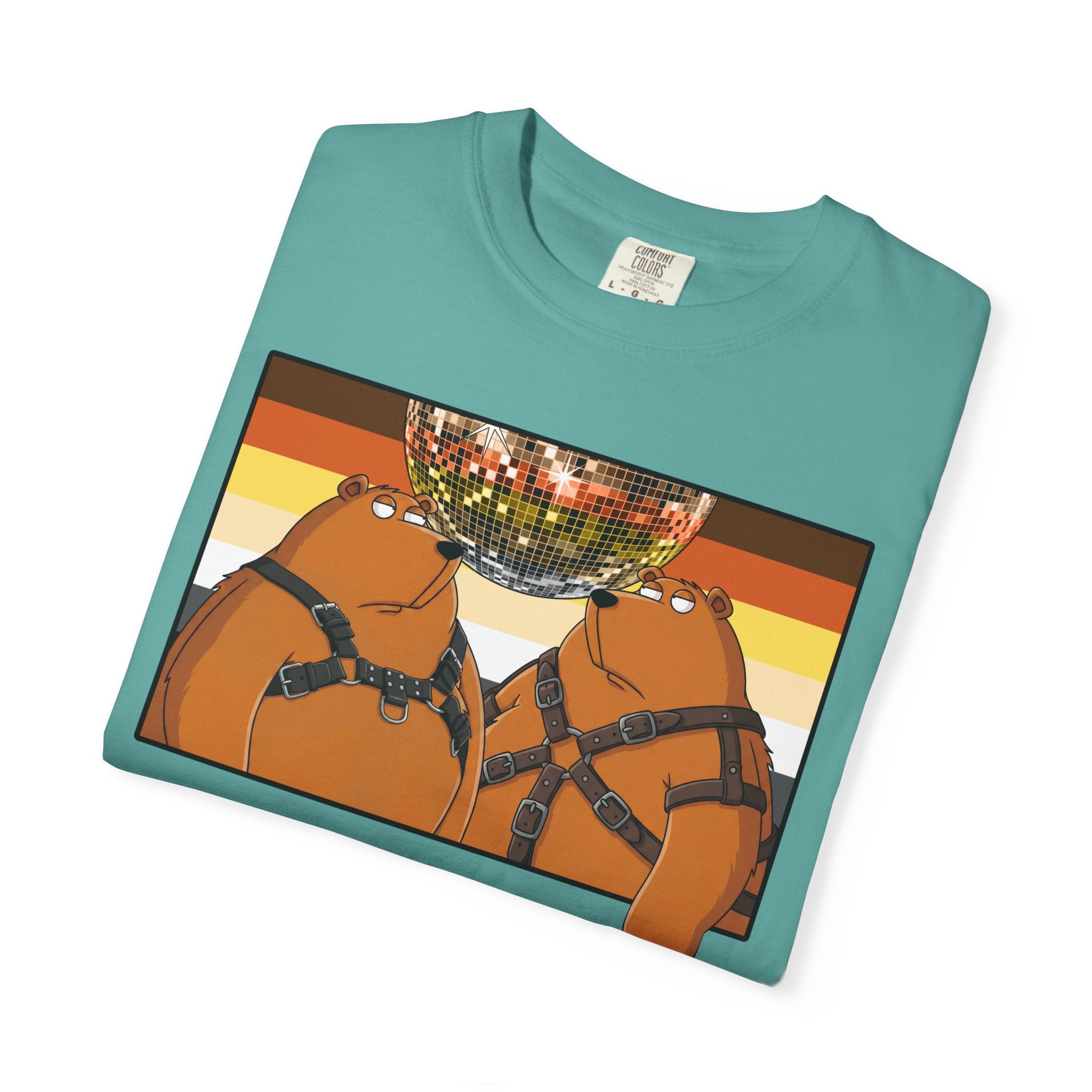 Bearmart®: Leather Bears Disco │Comfort Colors® T-shirt