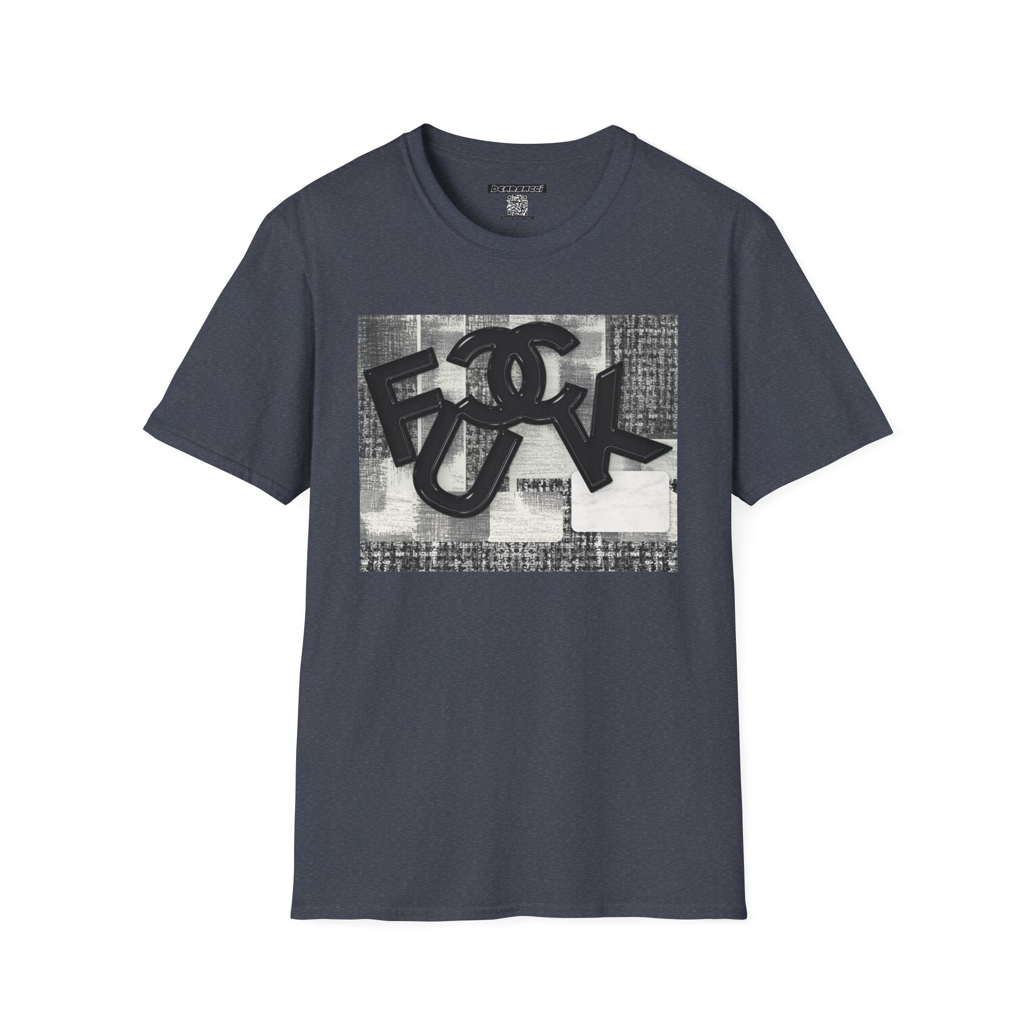 Fake Designer™: Tweed Patchwork Fuck│ Softsyle T-shirt