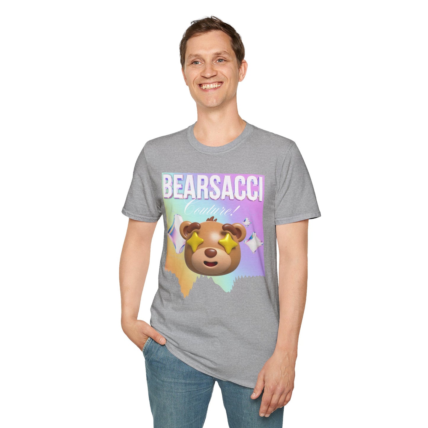 Fake Designer™: Holo Teddy Bear│ Softsyle T-shirt