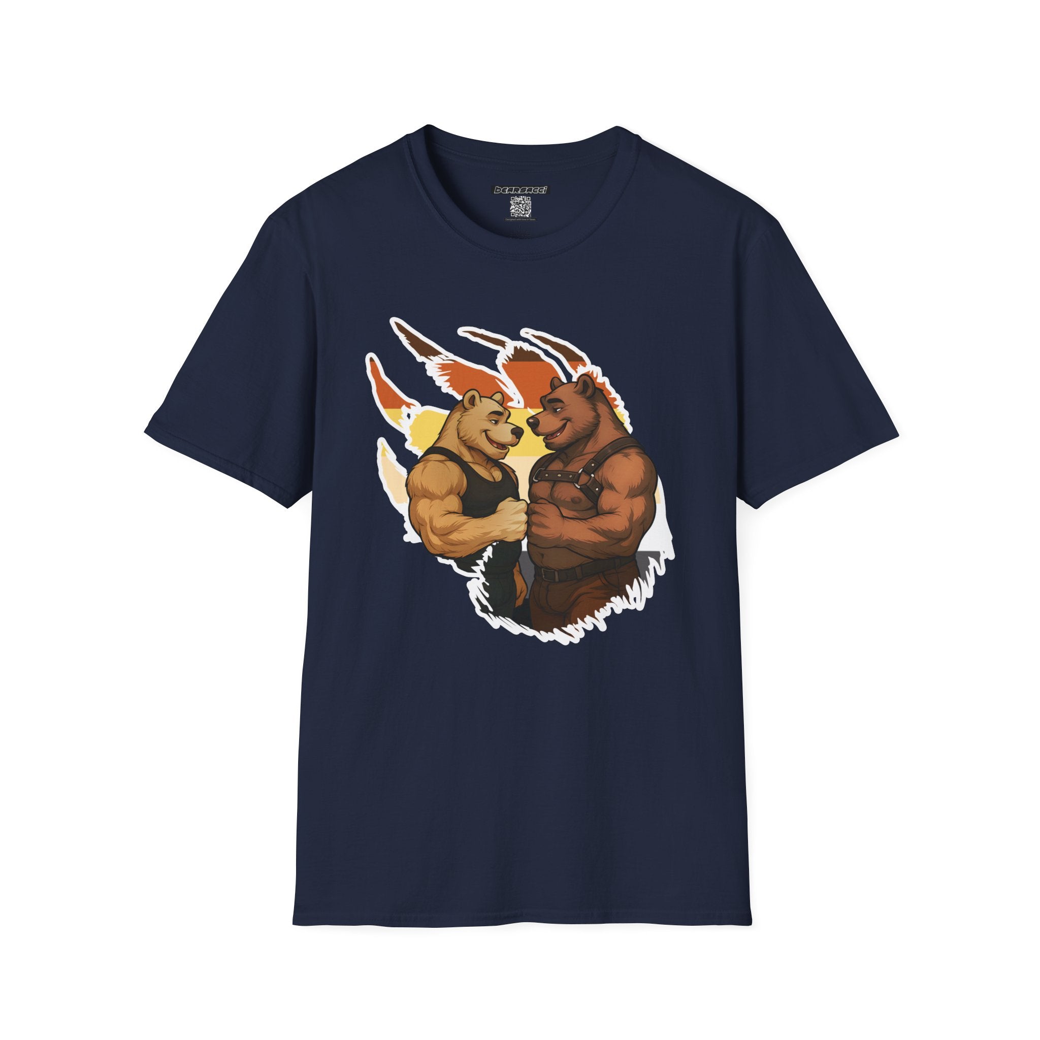Bearsacci™: Fist Bumping Bears │ Softsyle T-shirt