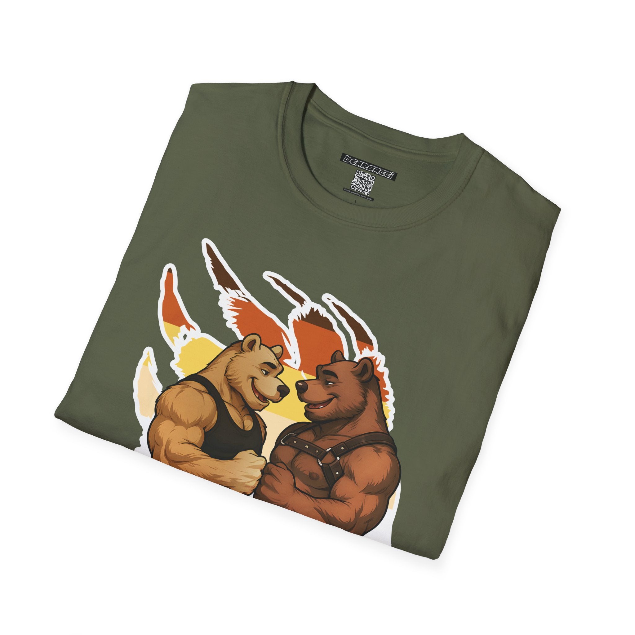 Bearsacci™: Fist Bumping Bears │ Softsyle T-shirt