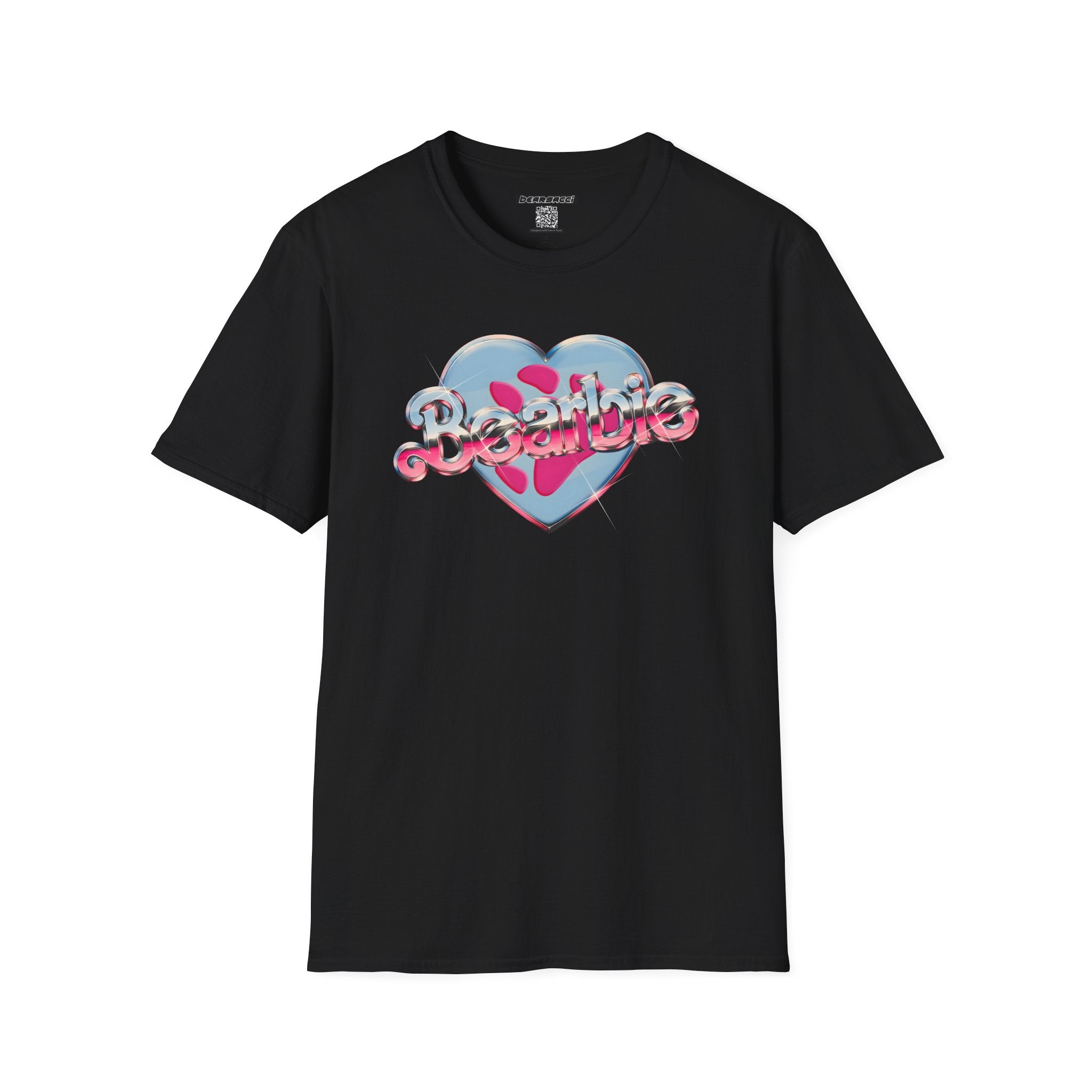 Bearbie®: Heart Bear Claw Logo │Softsyle T-shirt