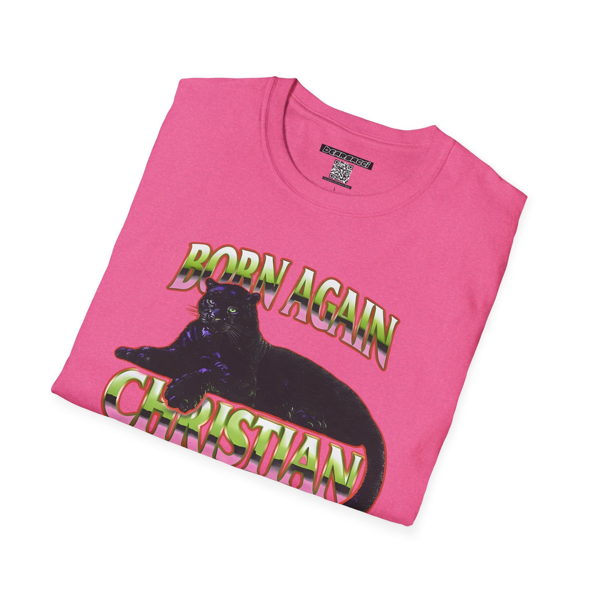 FakeDesigner®: Chinatown Market Secret Club Born Again Christian │ Softsyle T-shirt