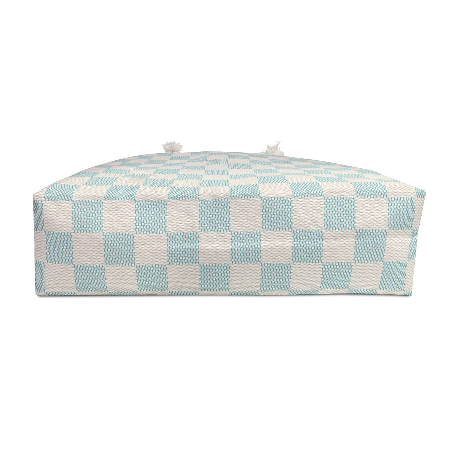 Bleu Marsh Checkerboard │ Weekender Bag (Rope Handle)