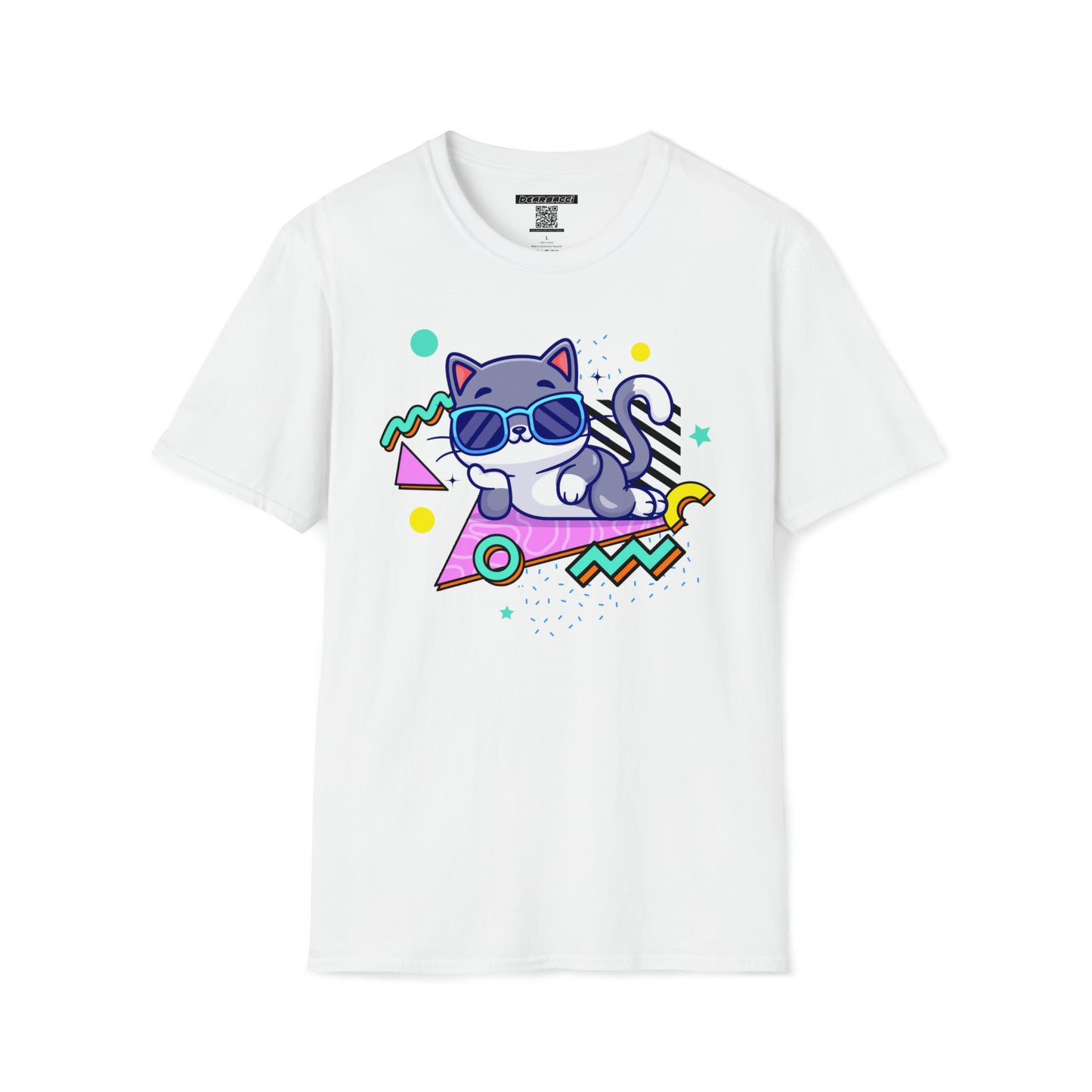 HyperPop™: Hella Dope 90s Cat │ Softsyle T-shirt