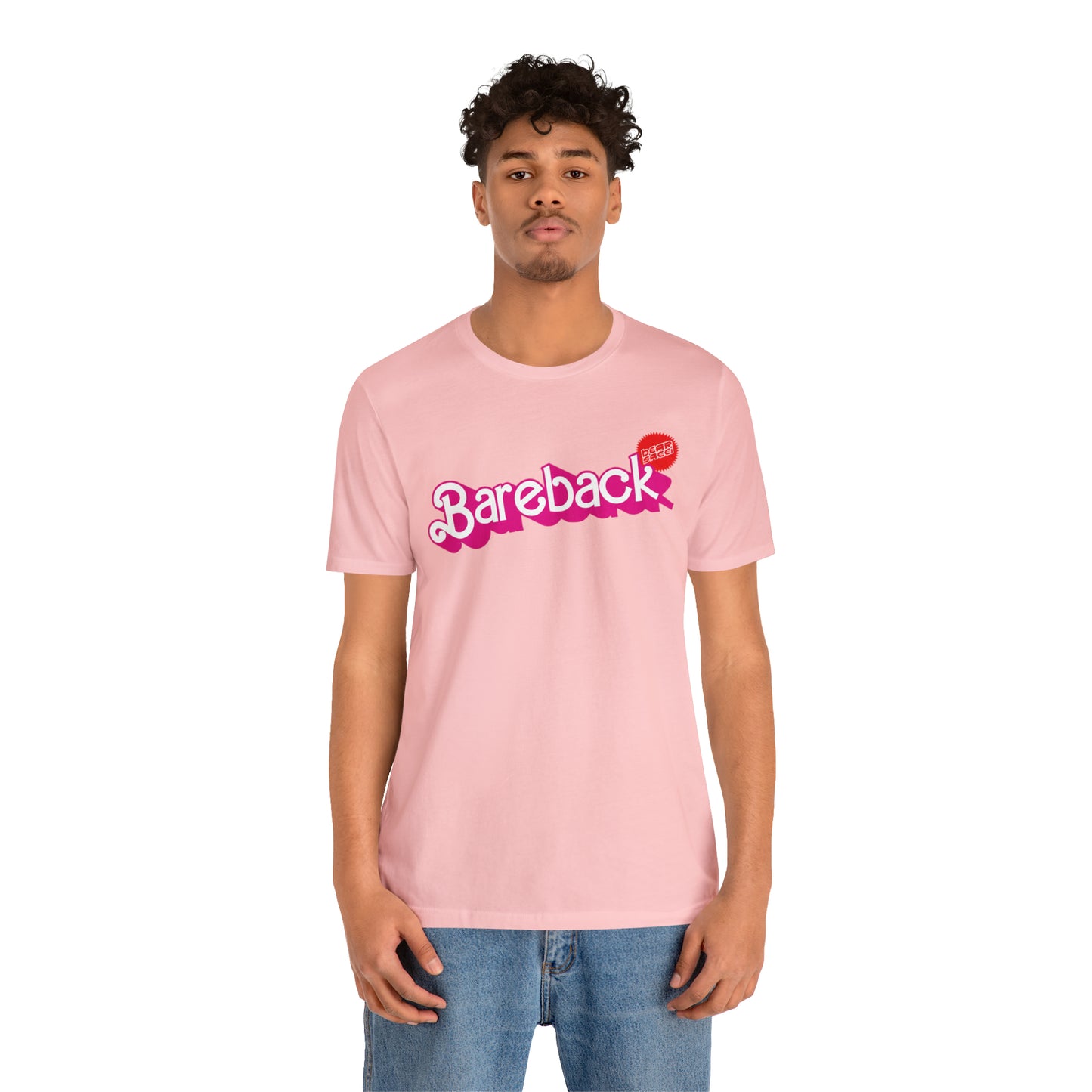 Bearbie™ X Slutpride™: Bareback Logo │Premium Jersey T-shirt