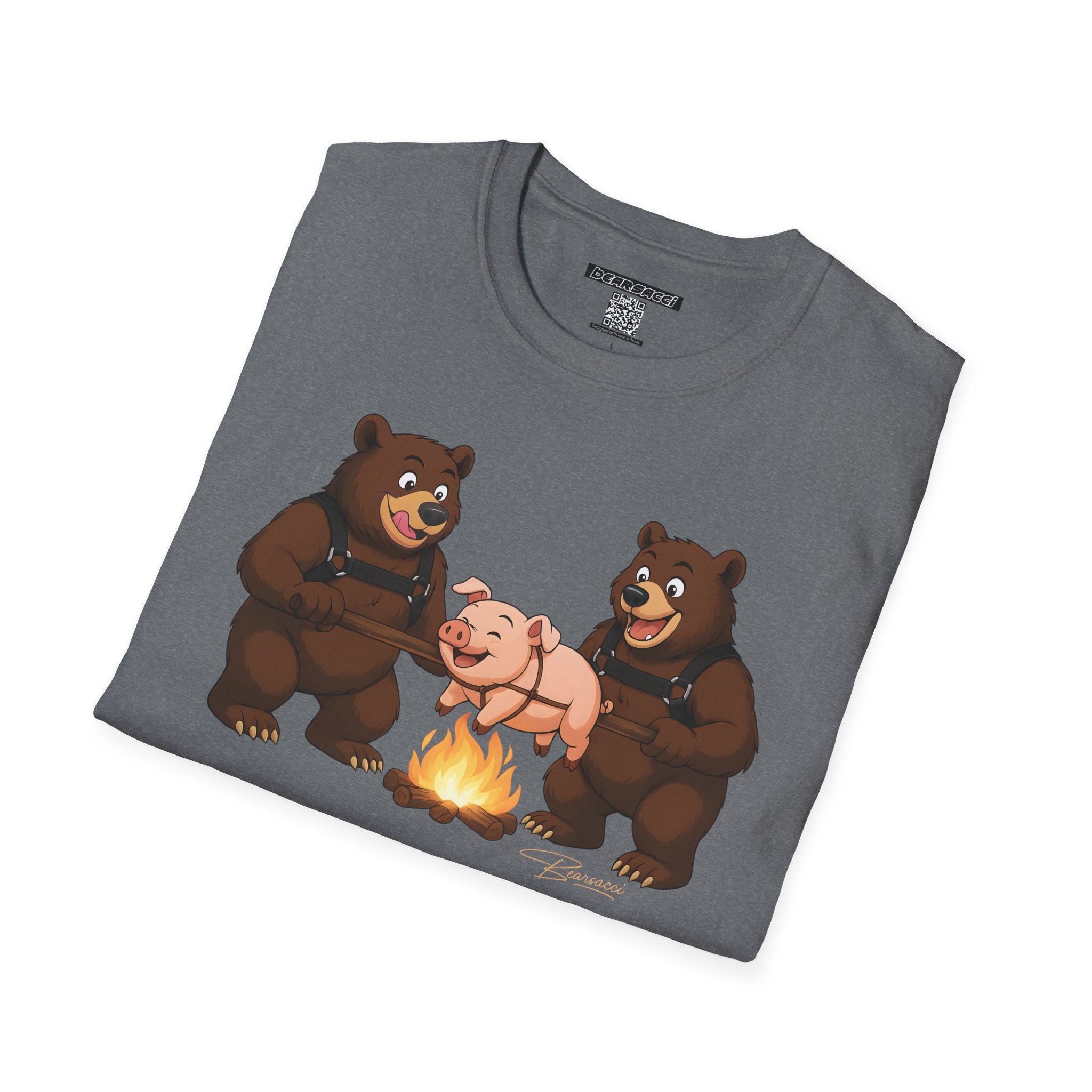 Bearmart®: Spit Roast Pig │Softsyle T-shirt