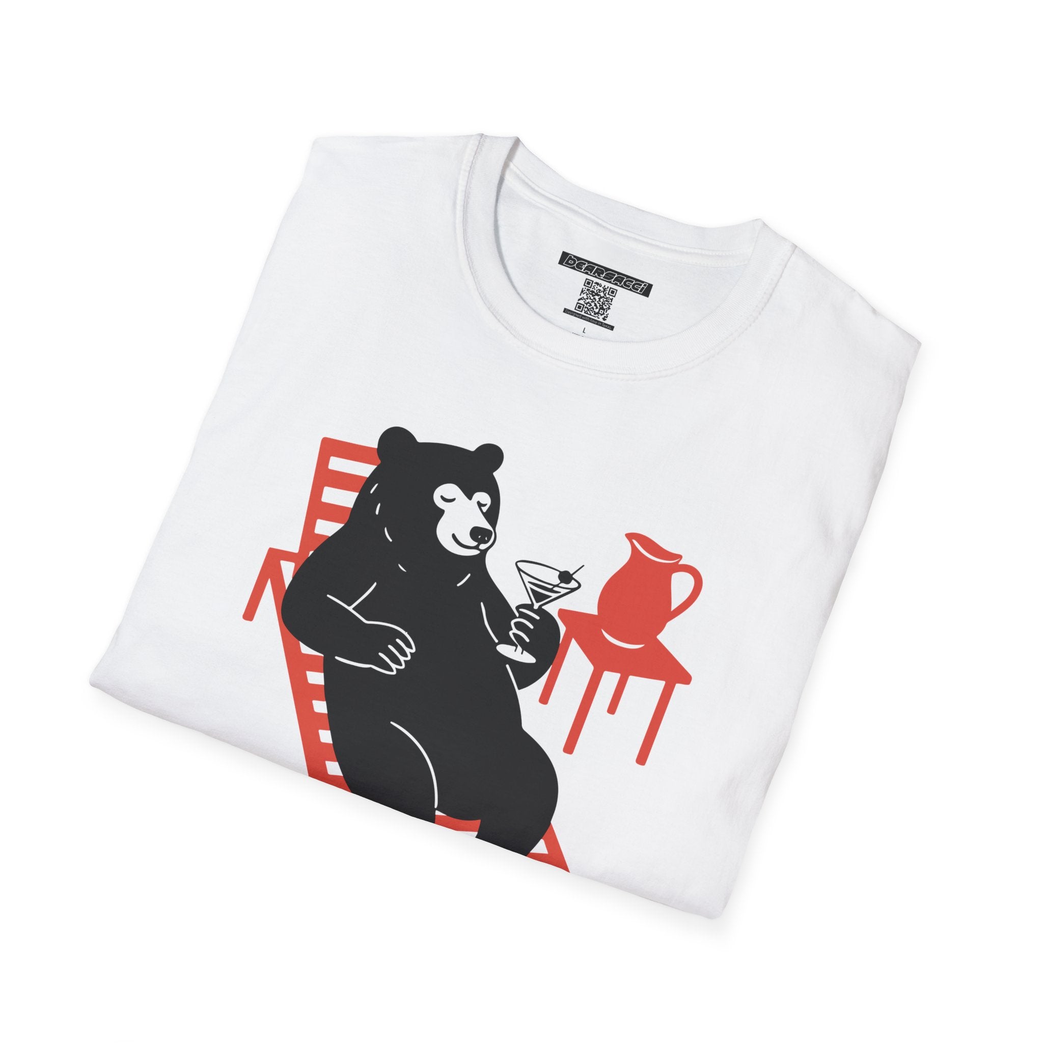 Bearsacci® X Wanderlust®: Sunday Funday Lazy Bear│ Softsyle T-shirt