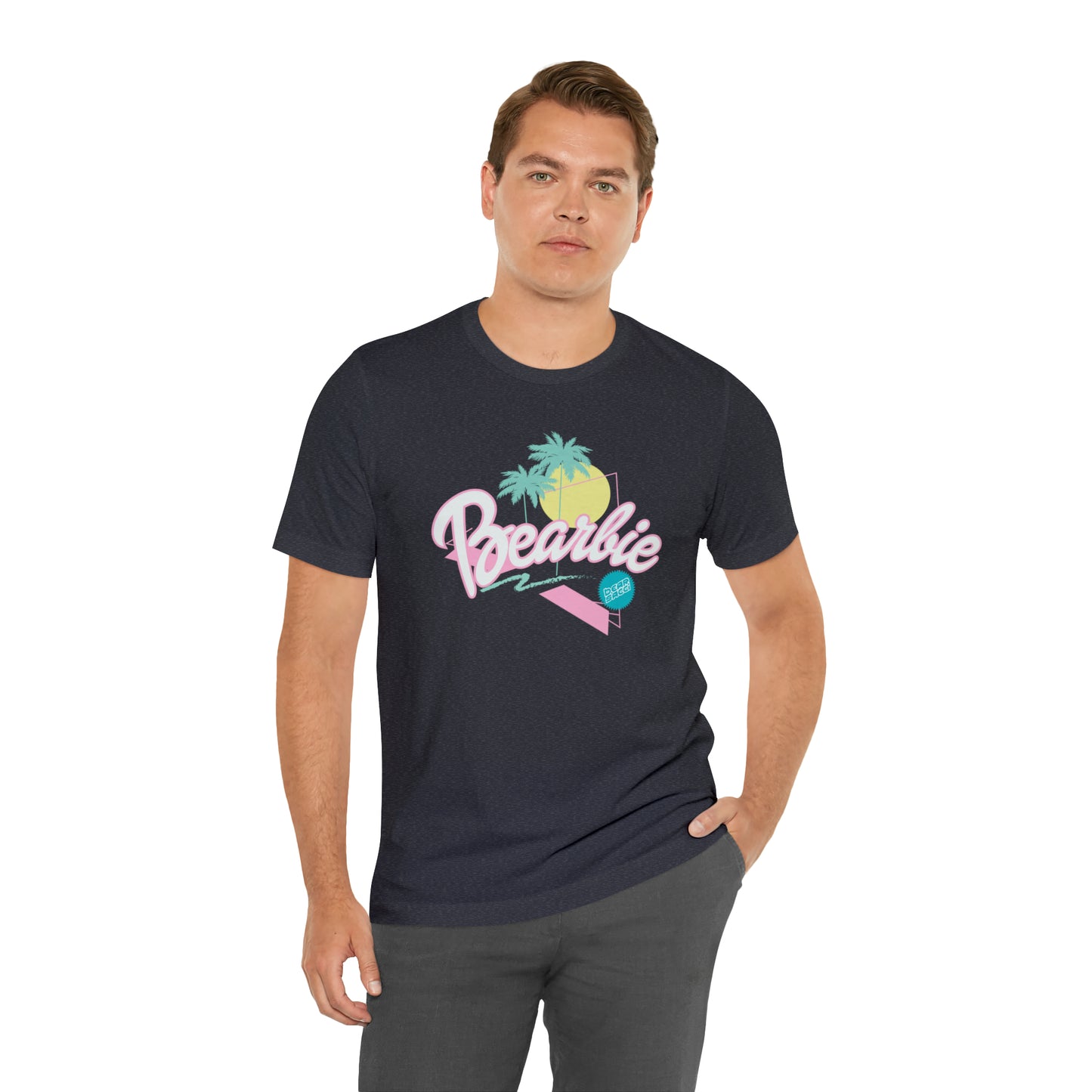 Bearbie: Pastel Malibu-Style Logo │Premium Jersey T-shirt