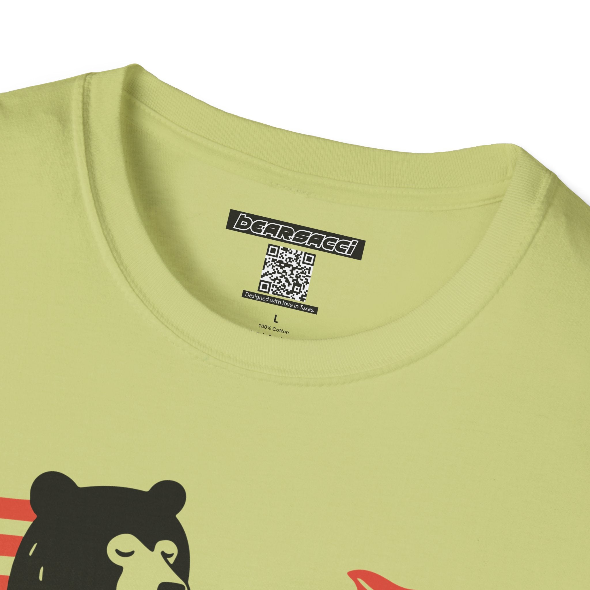 Bearsacci® X Wanderlust®: Sunday Funday Lazy Bear│ Softsyle T-shirt