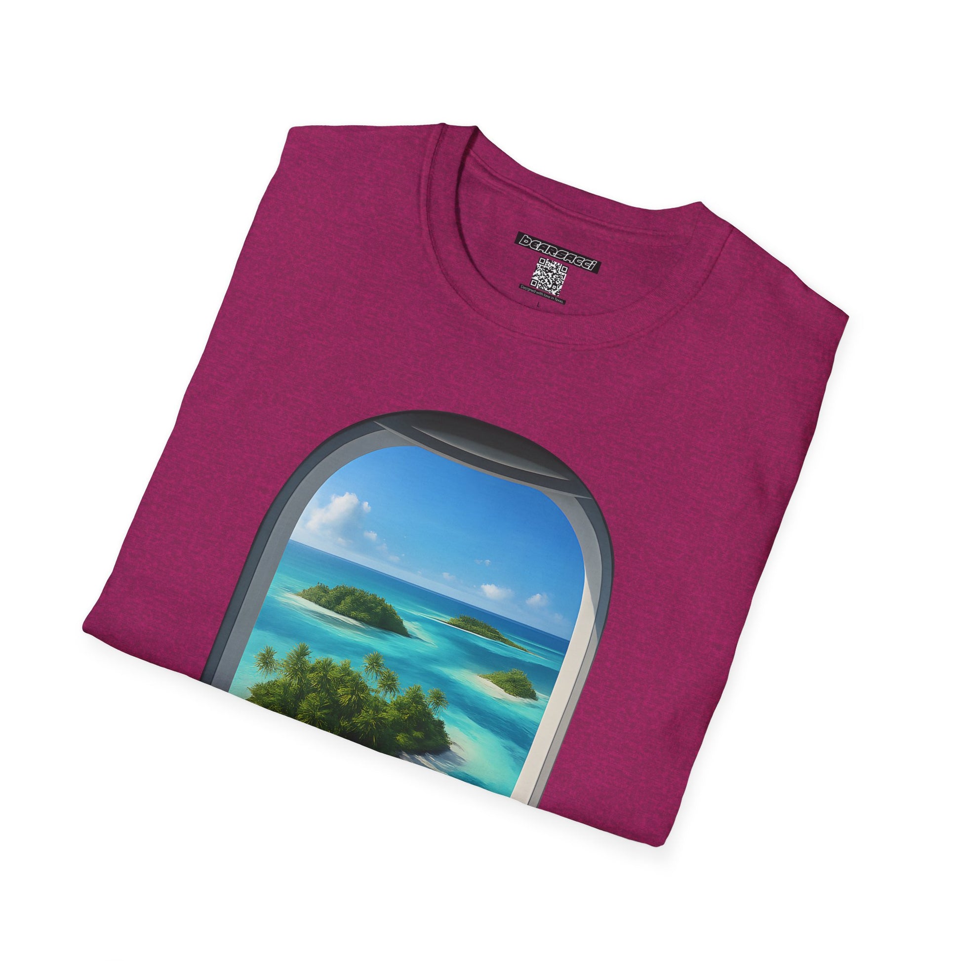HyperPop™ X Wanderlust™ X FakeDesigner™: Window Seat Porthole Fantasy │ Softsyle T-shirt