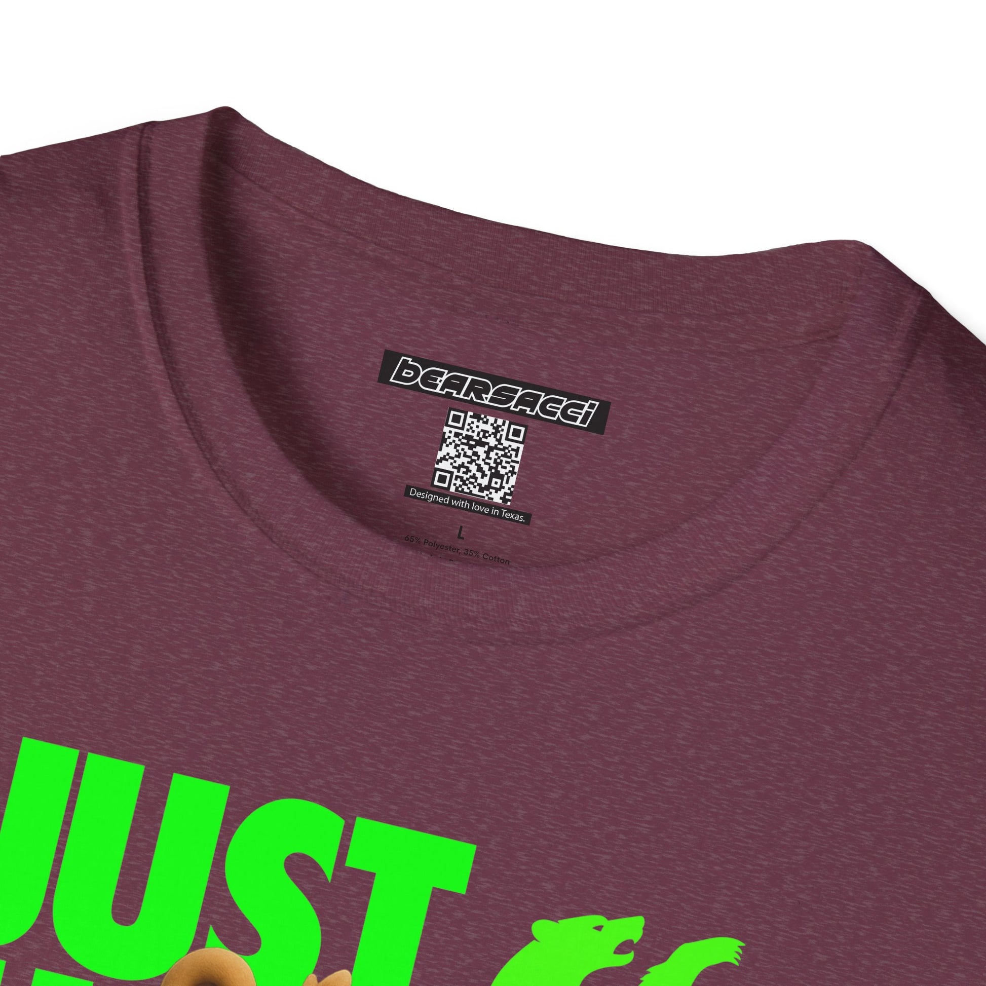 Bearsacci™ X Dominion: Just Fucking Do It Brat Teddy Bear│ Softsyle T-shirt