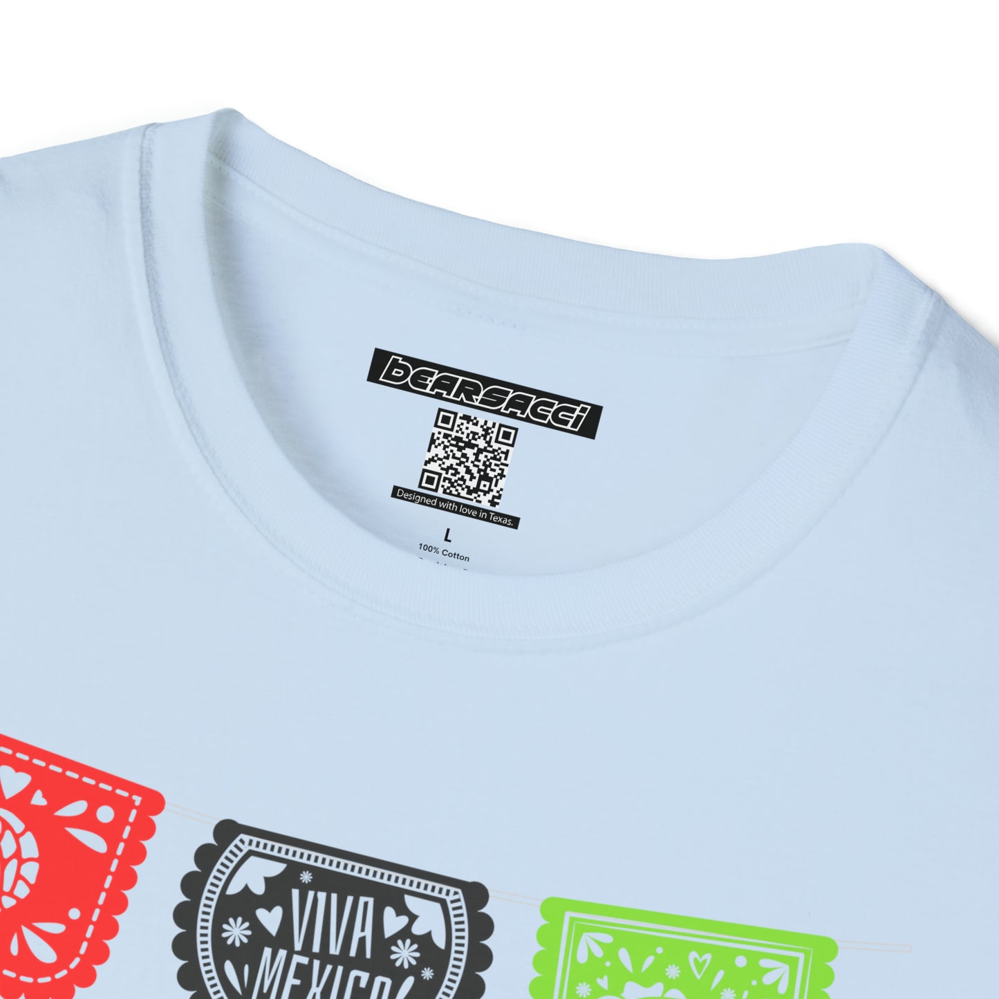 Pero-Like™: Viva Mexico Papel Picado │ Softsyle T-shirt