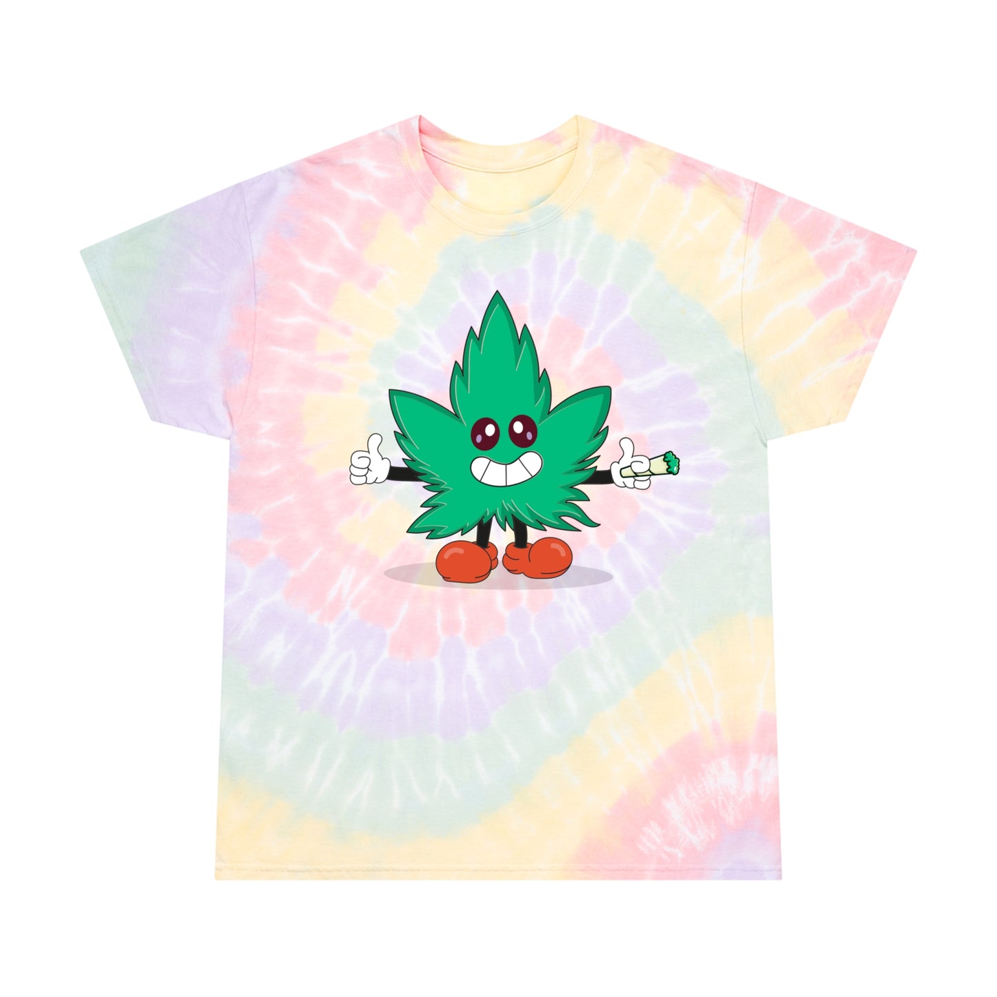 Stoney: Happy Leaf │ Tie-Dye Tee, Spiral