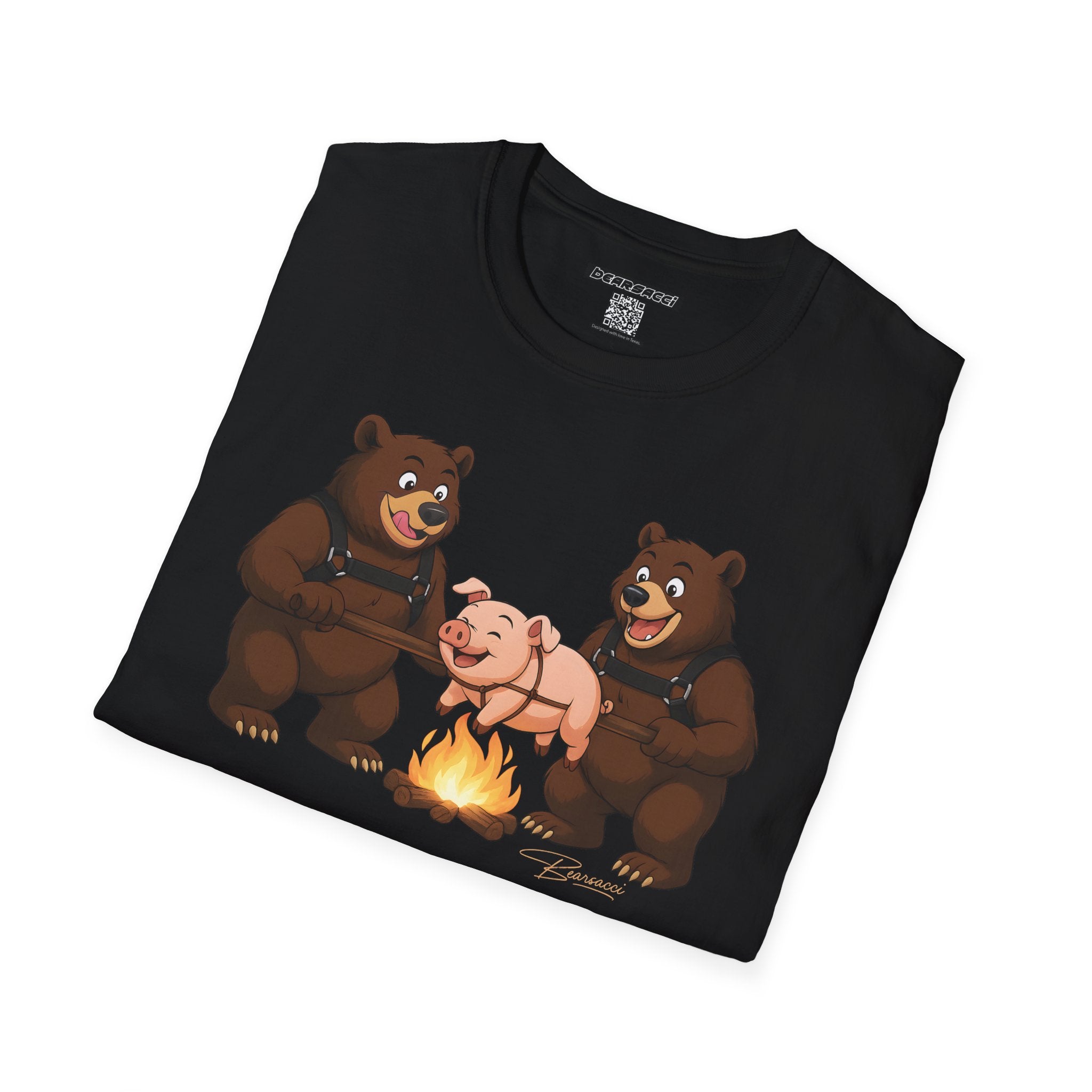 Bearmart®: Spit Roast Pig │Softsyle T-shirt