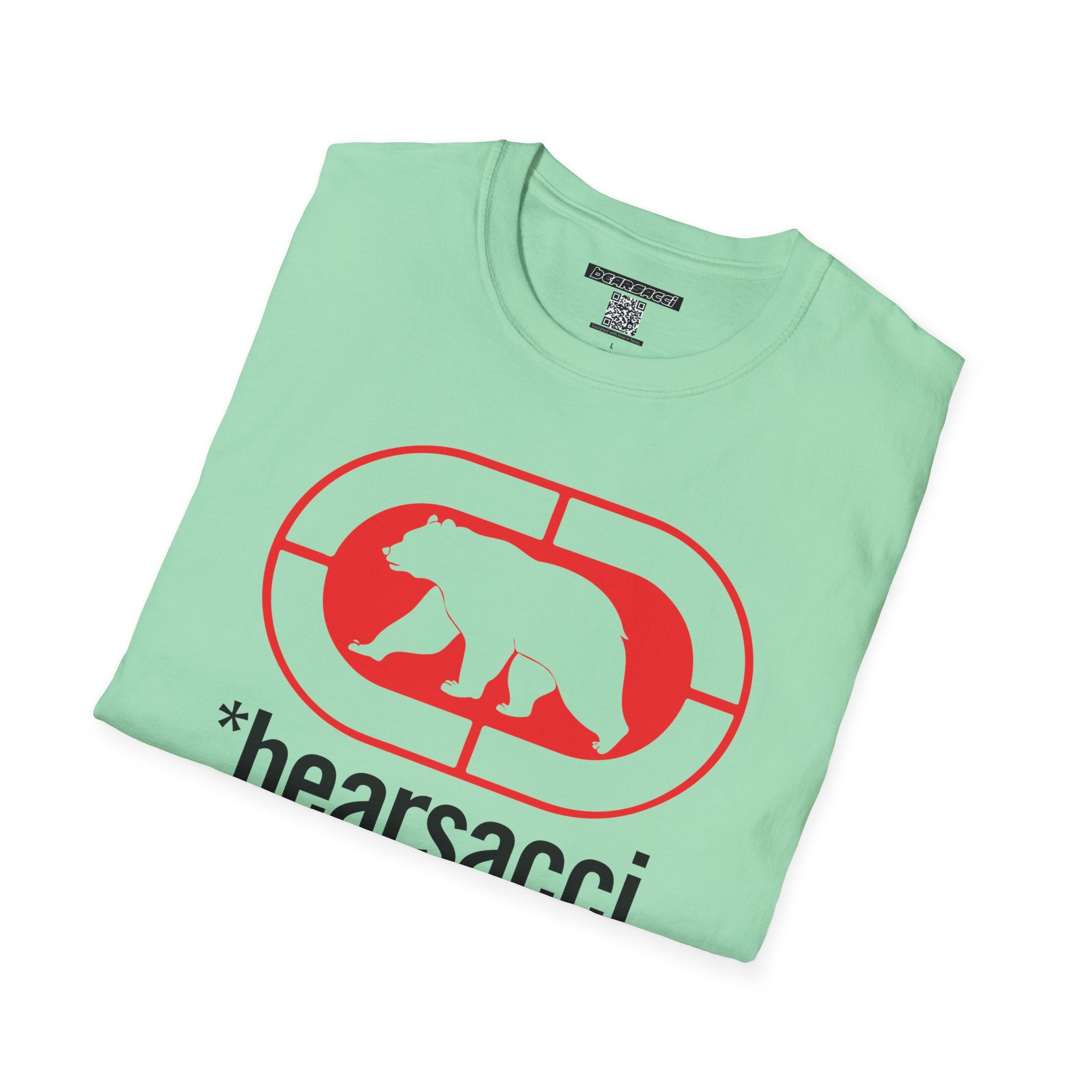 Bearmart® X FakeDesigner®: Bearsacci® Street Logo Tee │Softsyle T-shirt