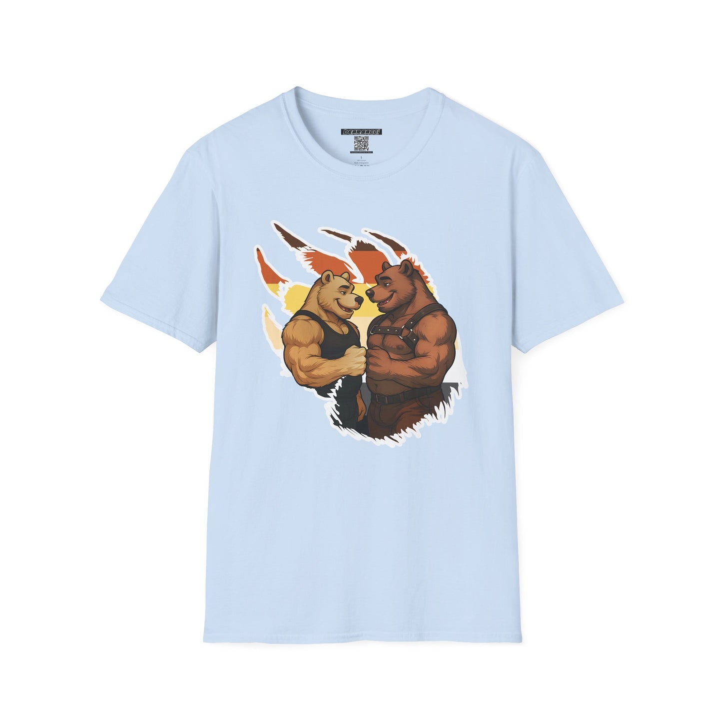 Bearsacci™: Fist Bumping Bears │ Softsyle T-shirt