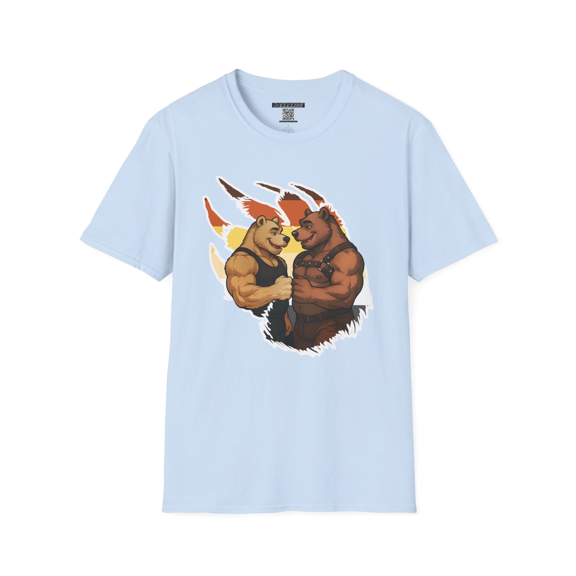 Bearsacci™: Fist Bumping Bears │ Softsyle T-shirt
