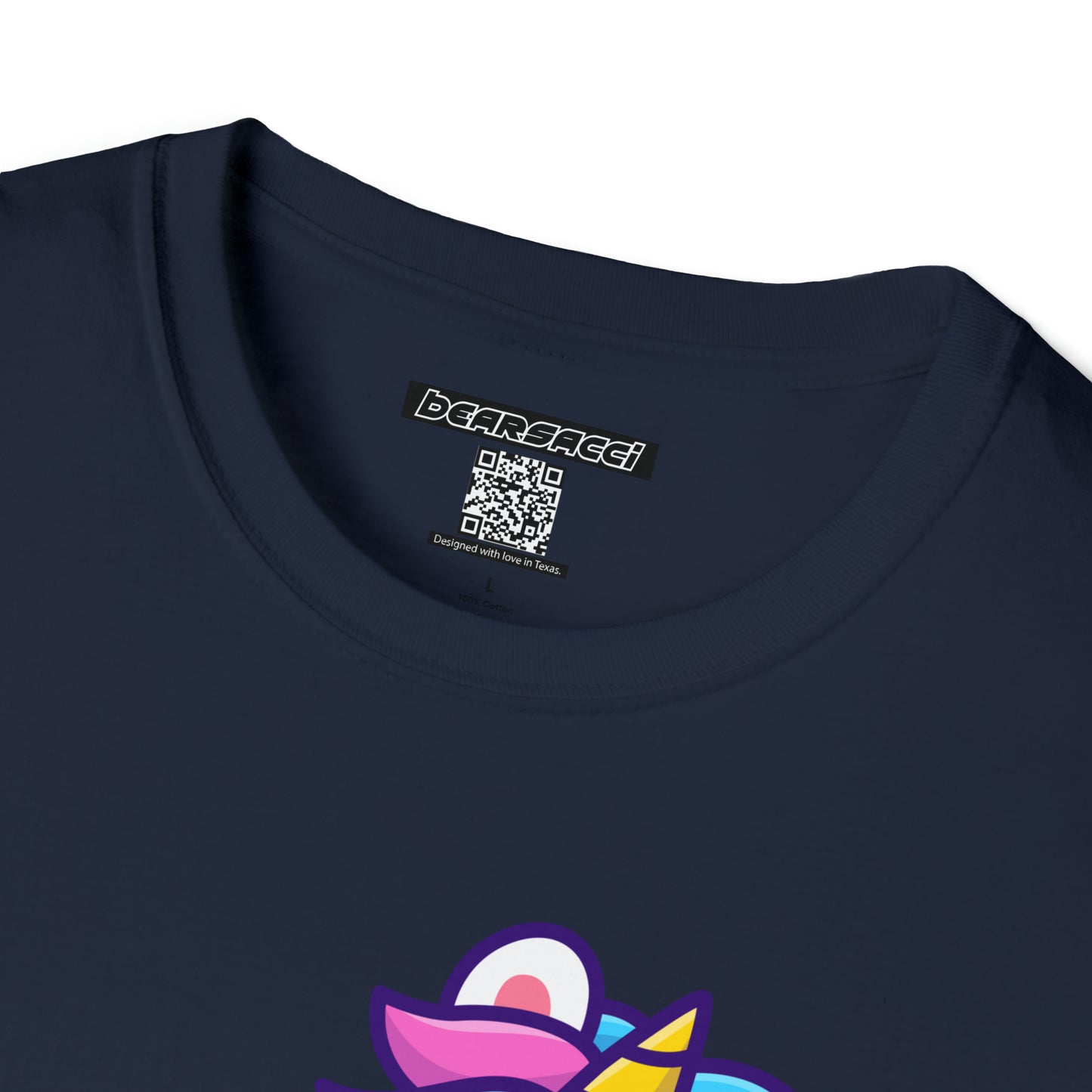 HyperPop™: Unicorn Lifting Dumbell (Getting Good At Hugging) │ Softsyle T-shirt