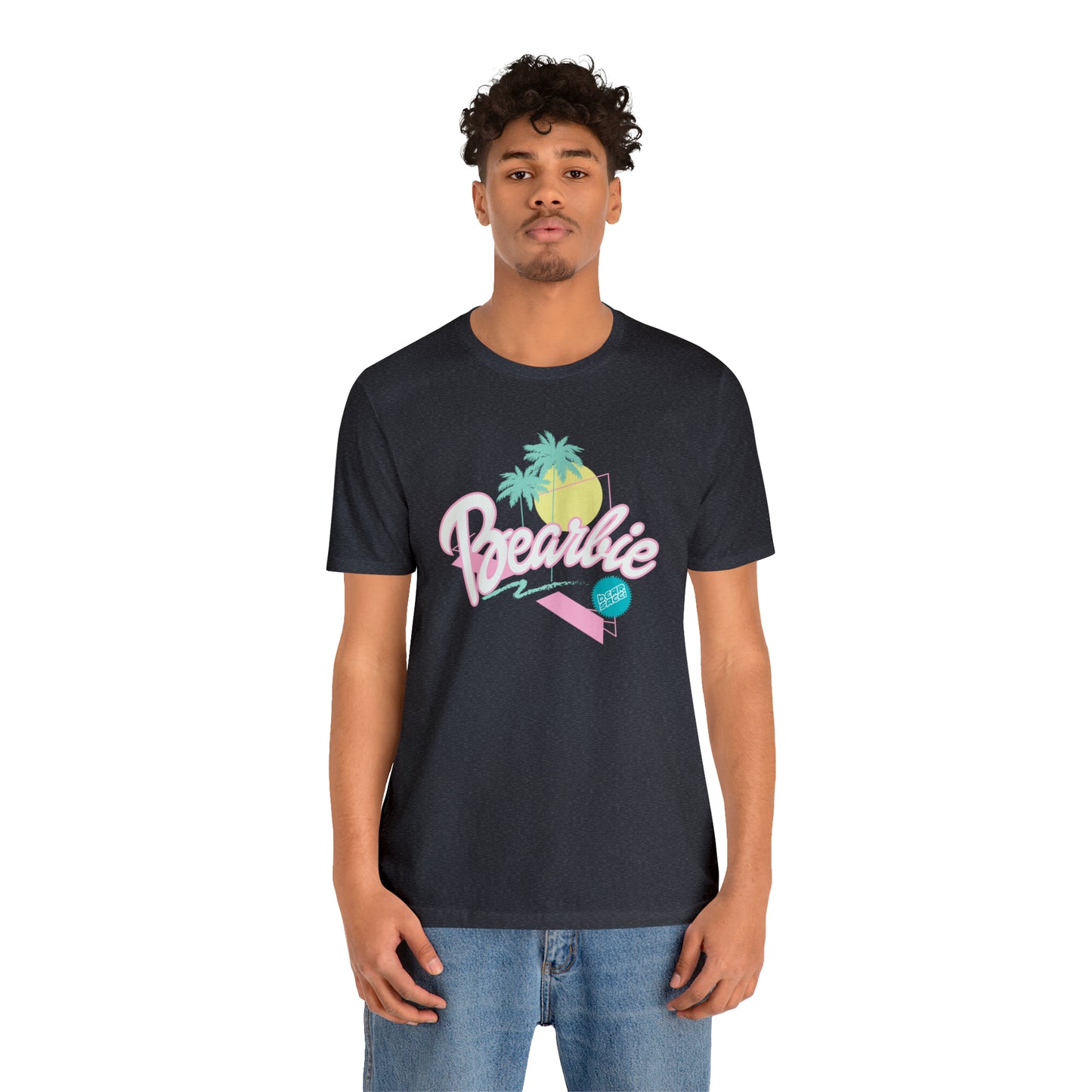 Bearbie: Pastel Malibu-Style Logo │Premium Jersey T-shirt