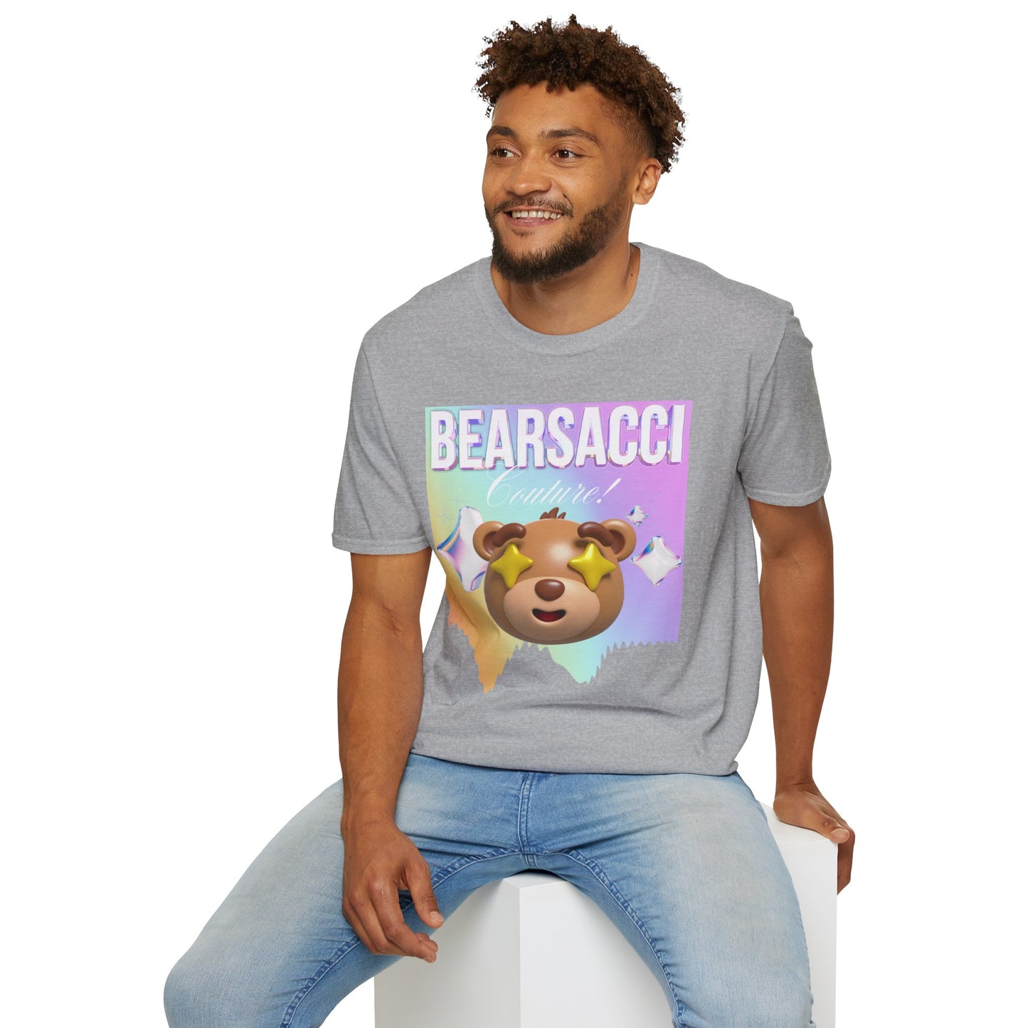 Fake Designer™: Holo Teddy Bear│ Softsyle T-shirt