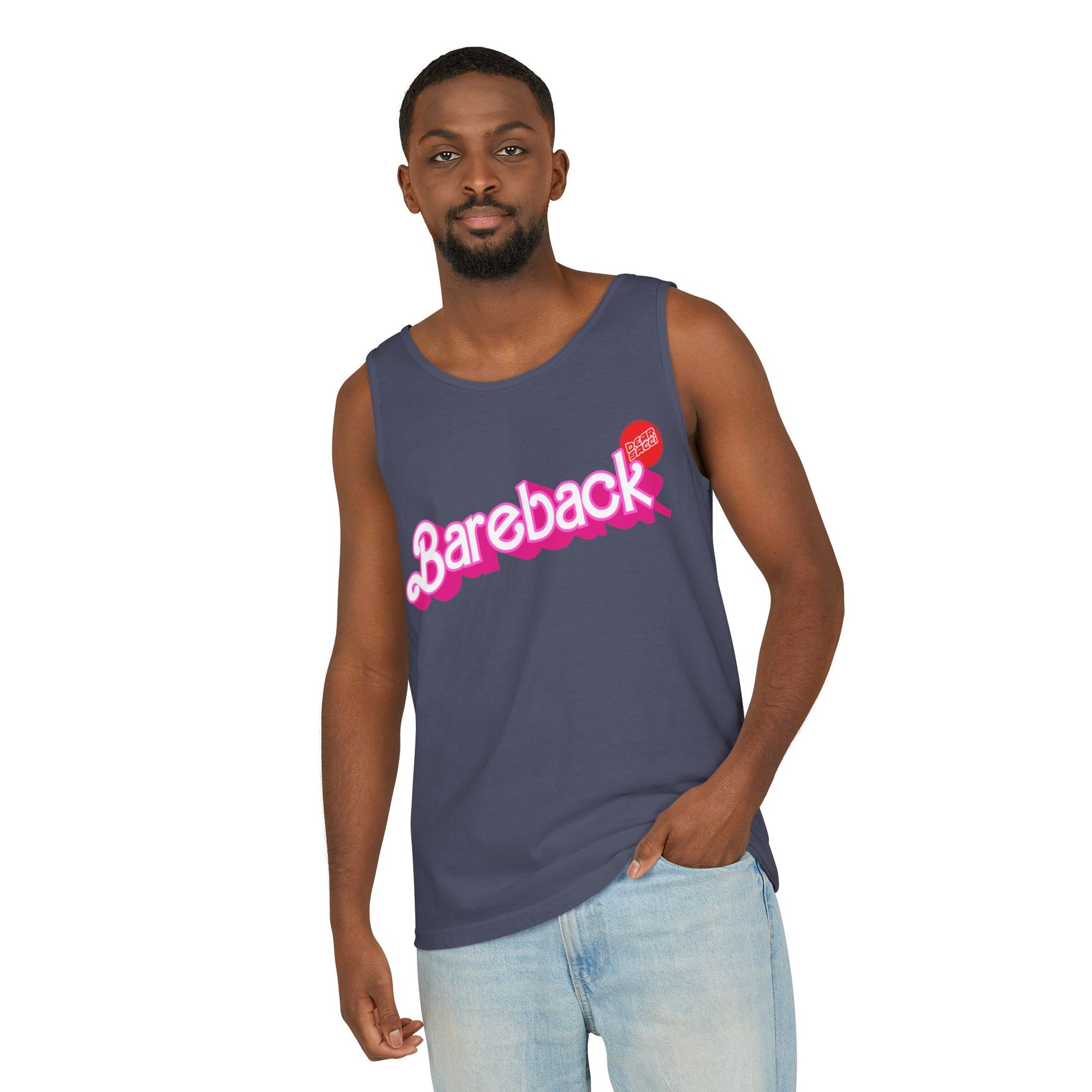 Bearbie® X Slutpride®: Bareback Logo │Garment-Dyed Tank Top